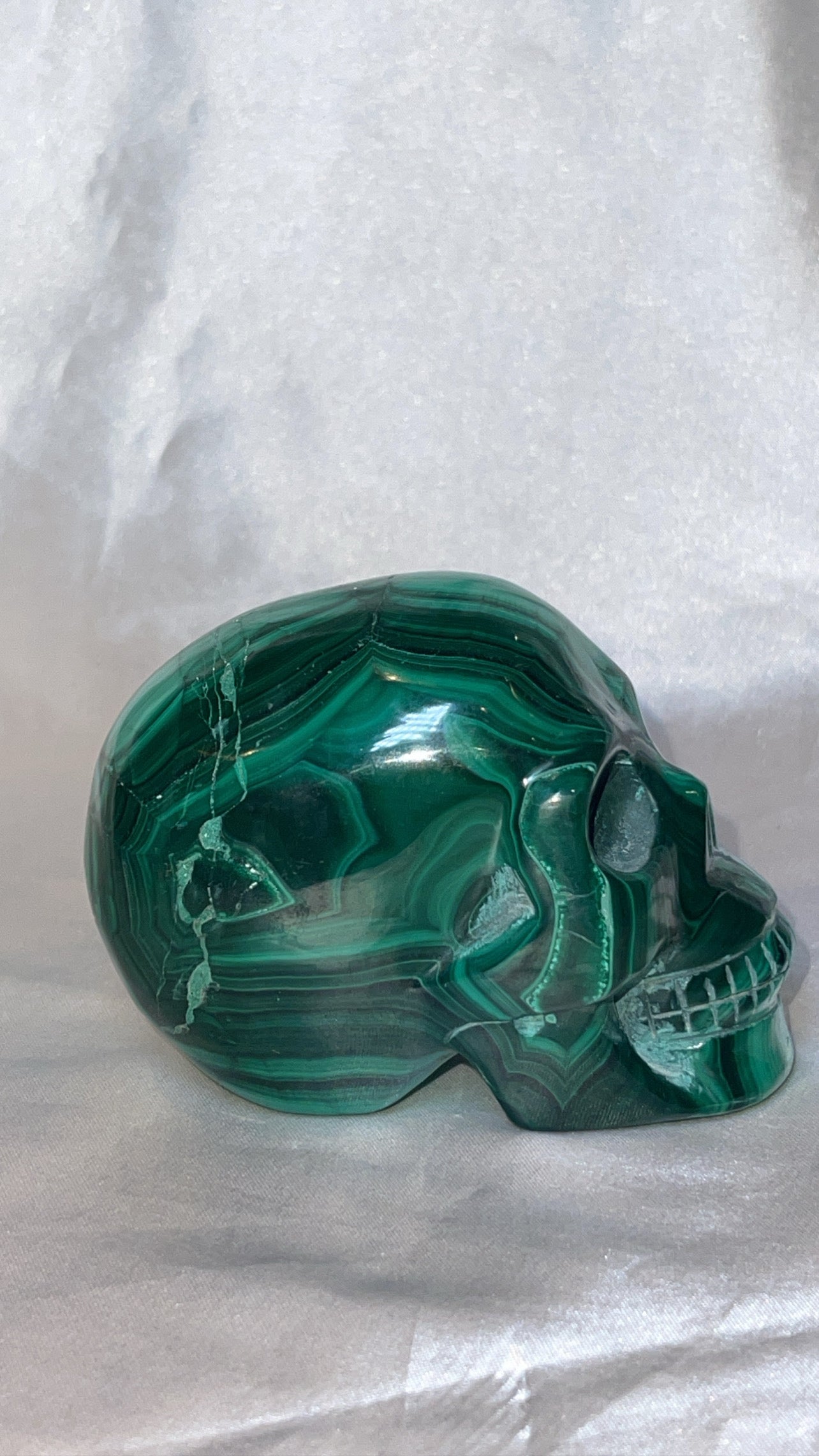 Malachite AAA XL Skull