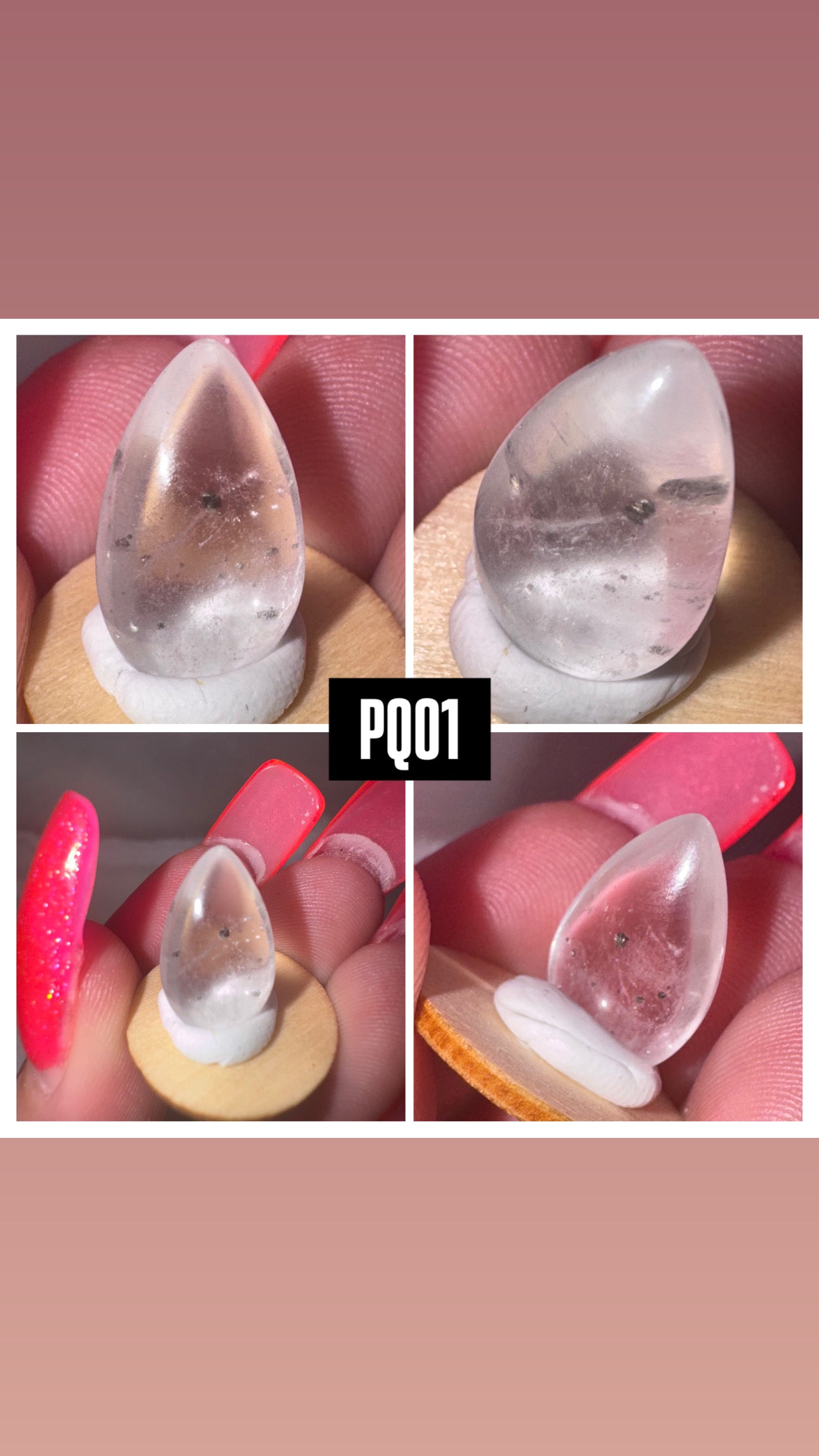 Pyrite include Quartz Rare