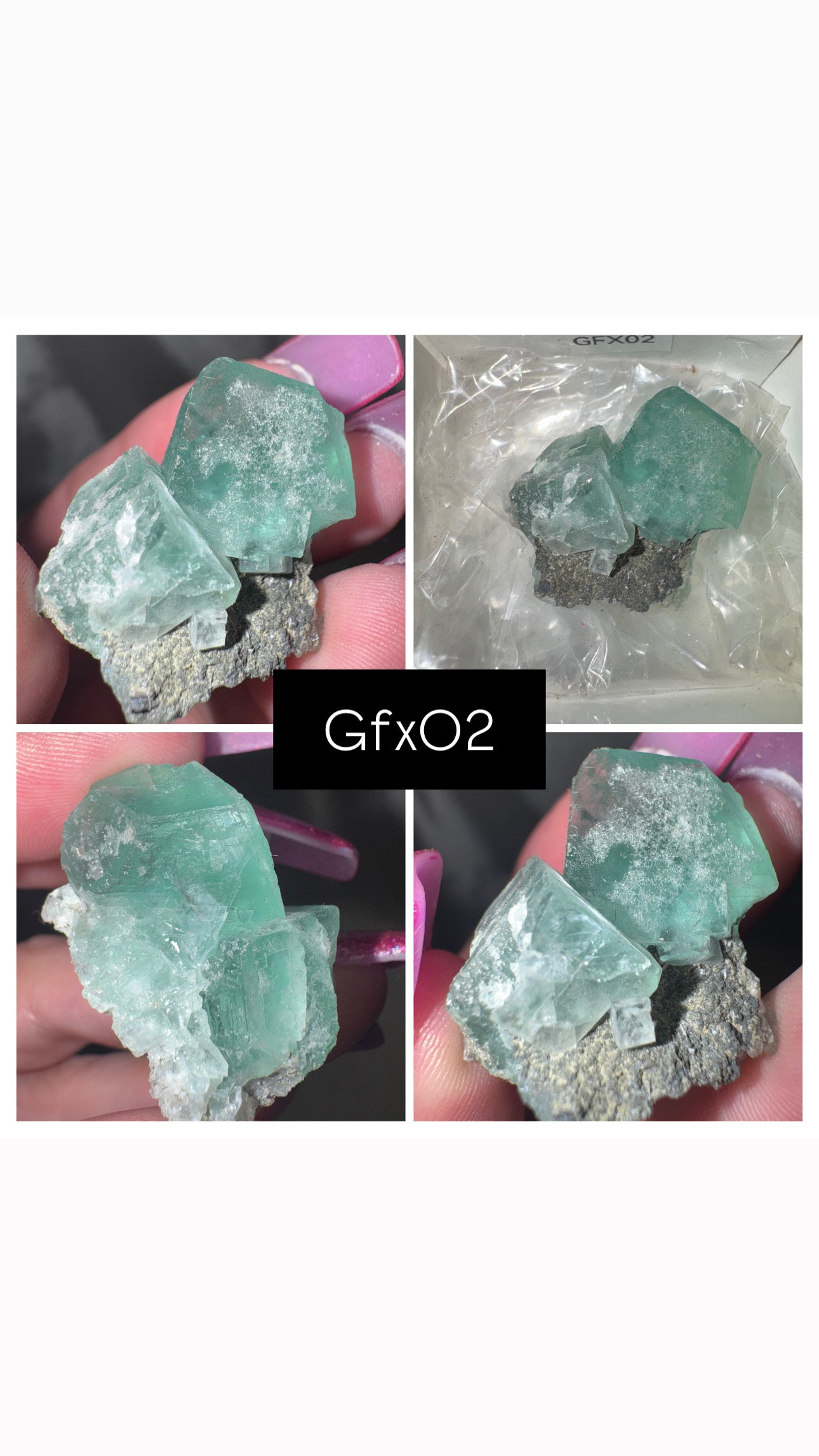 Green Cubic Fluorite Specimen