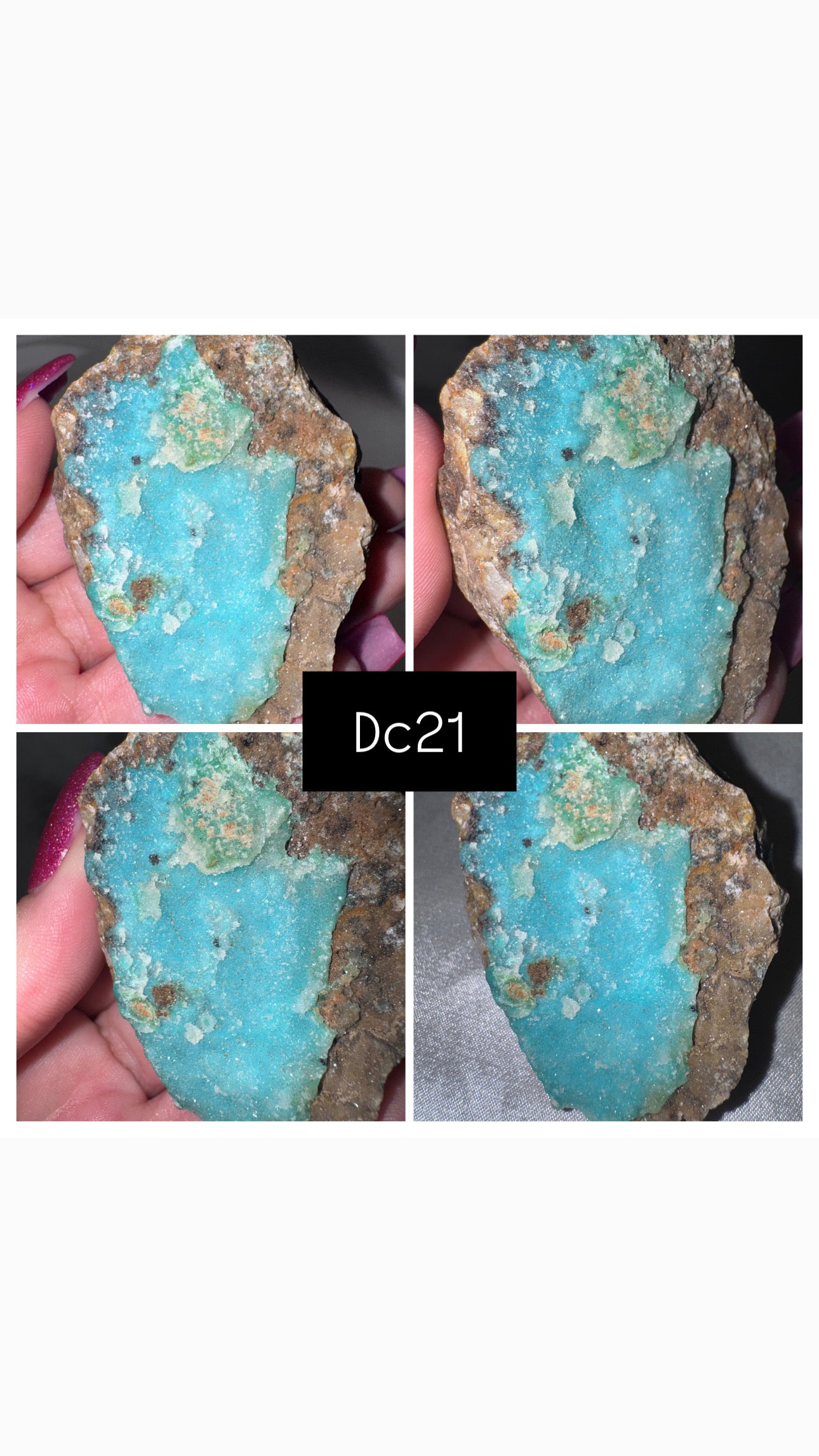 Blue Chrysocolla Specimen
