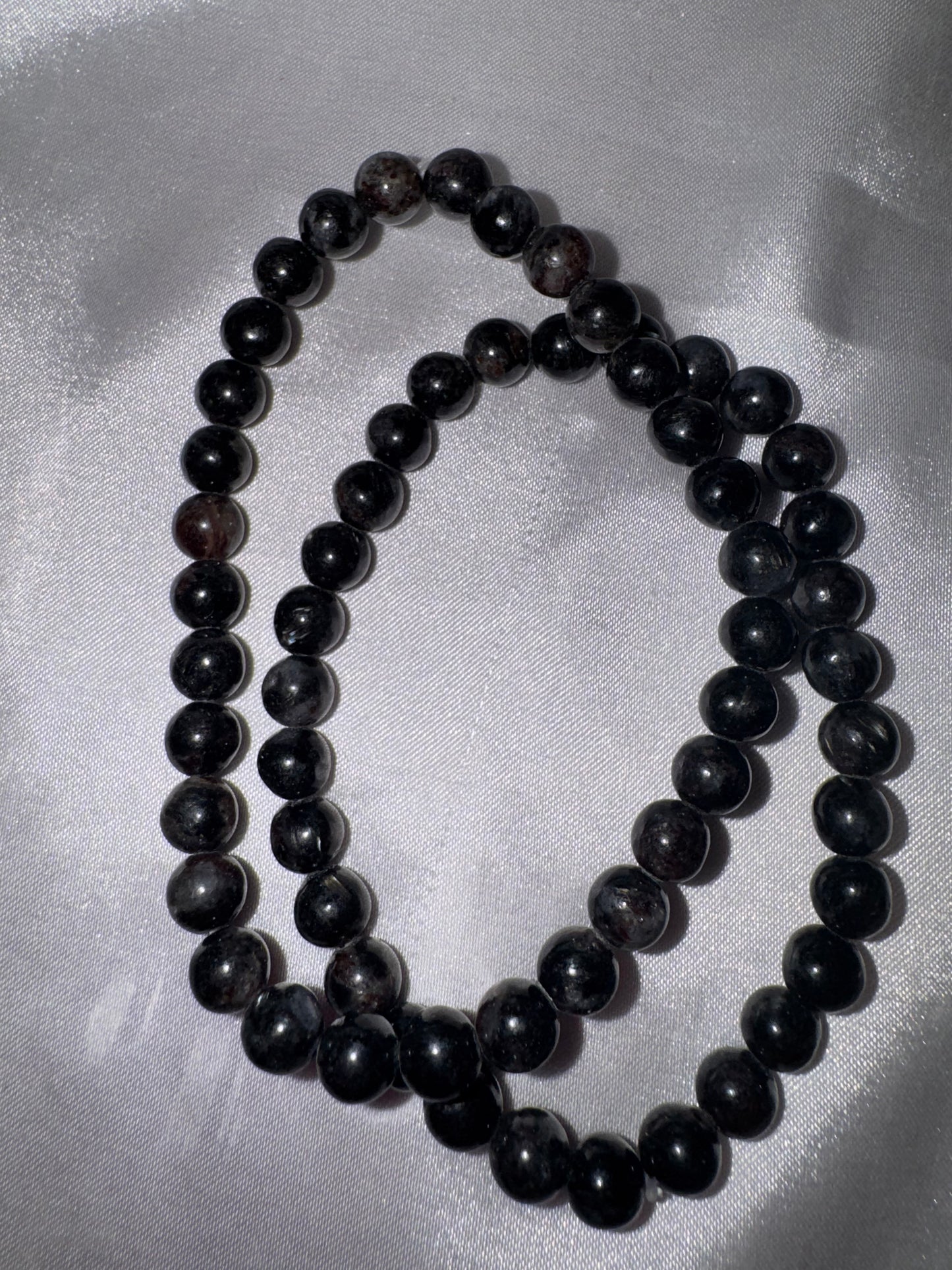 Nuummite Rare 6mm Bracelet