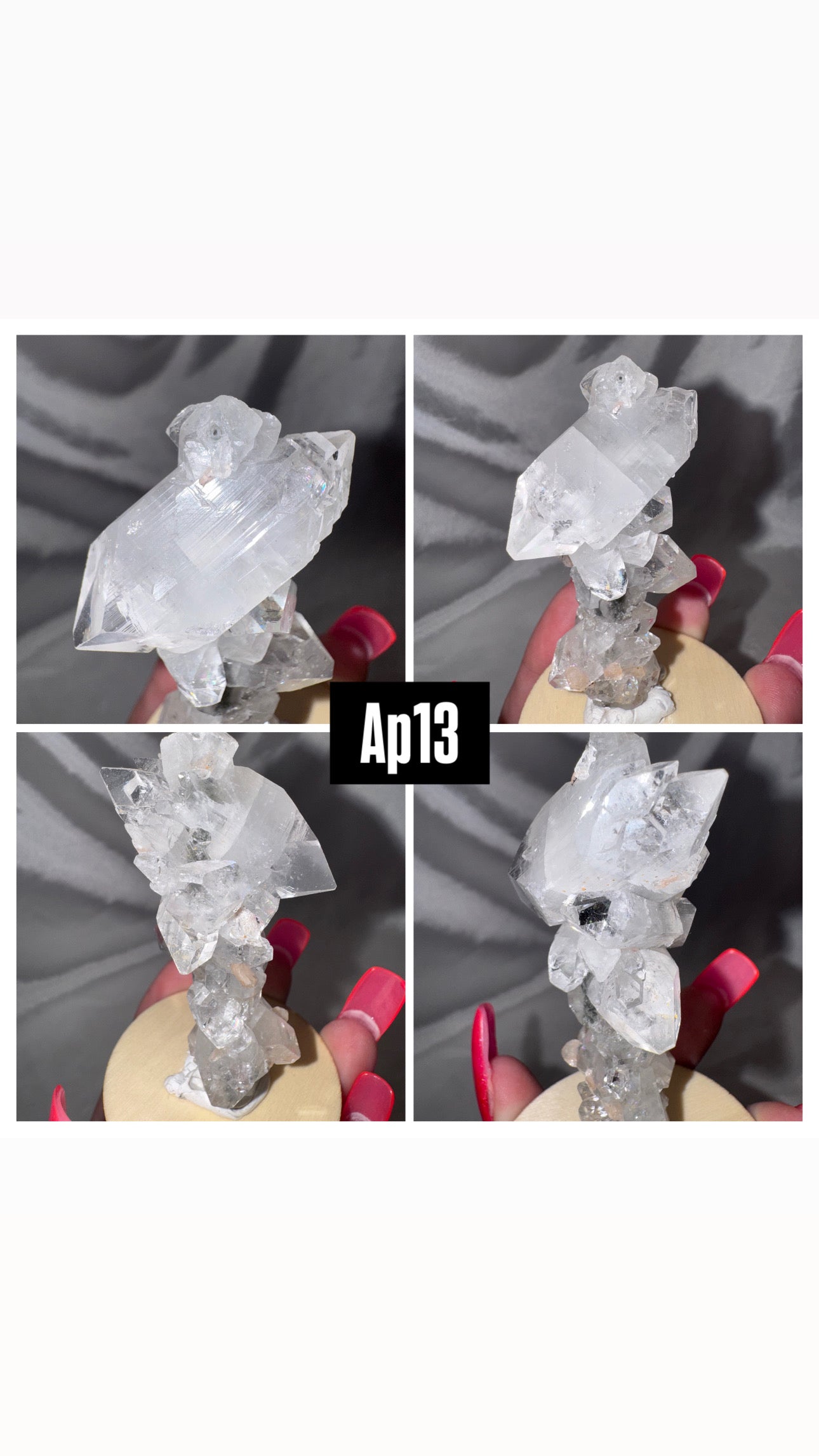 Gem Apophyllite AAA Stalachtite