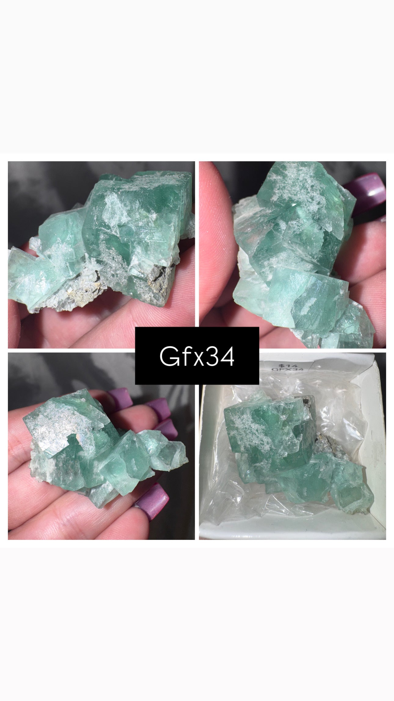 Green Cubic Fluorite Specimen