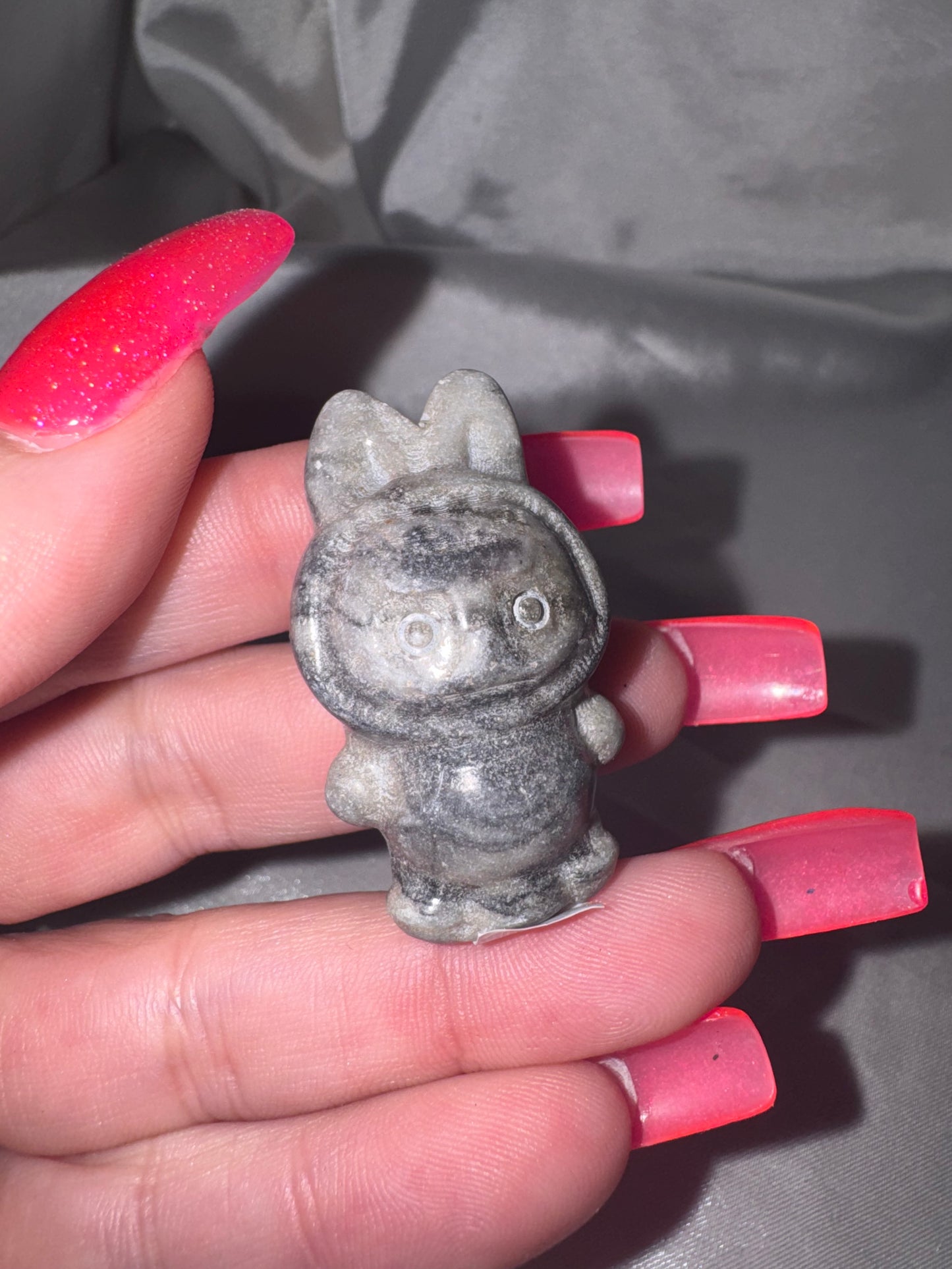 Crystal Labubu Small Carving