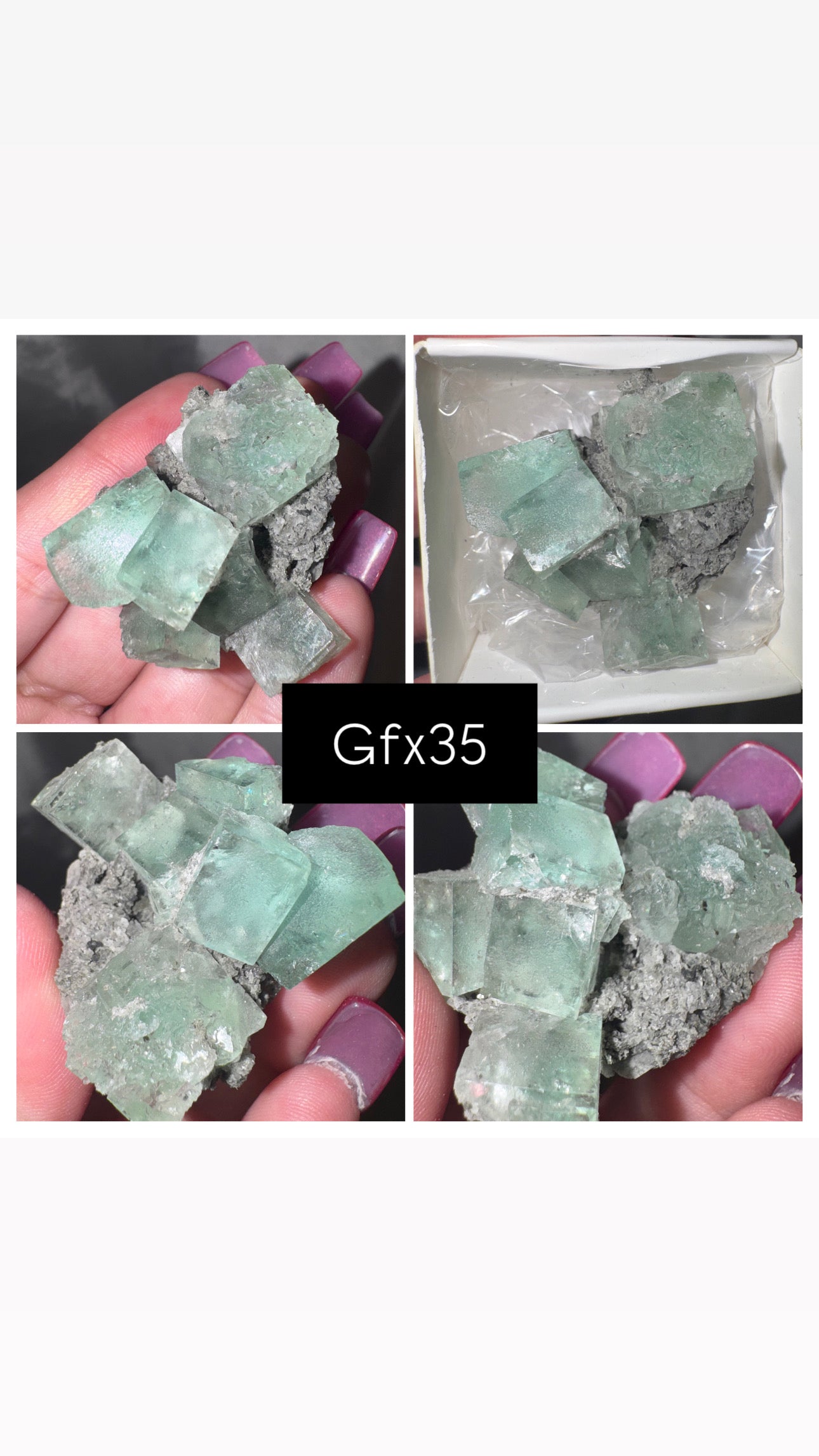 Green Cubic Fluorite Specimen