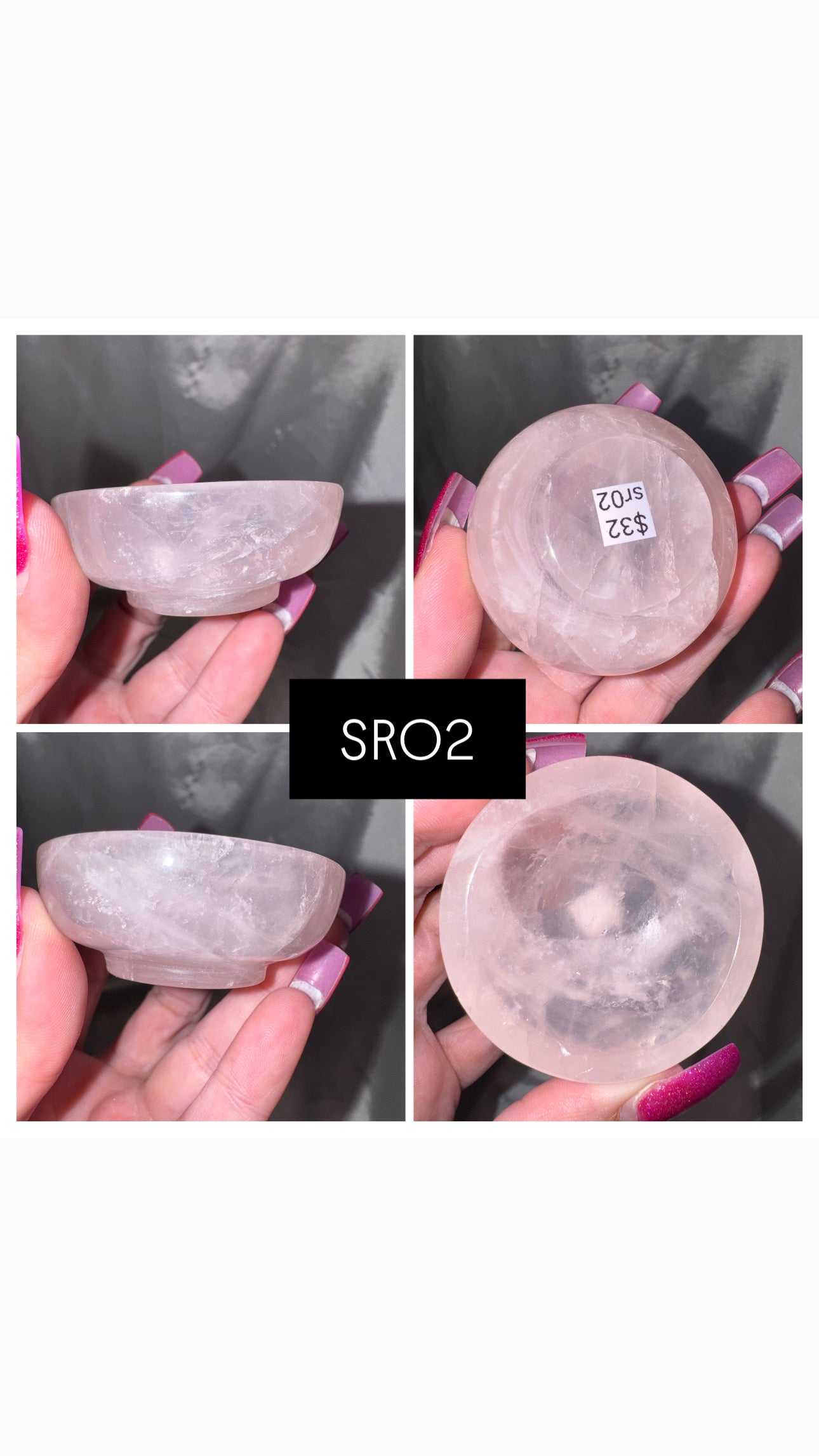 Star Rose Quartz Bowl