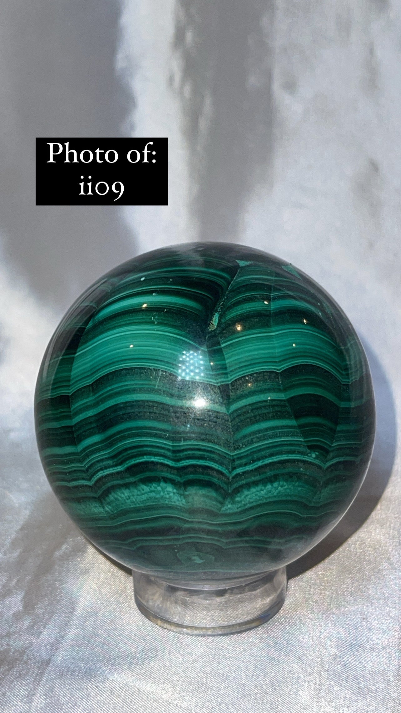 Malachite AA Large/XL Sphere