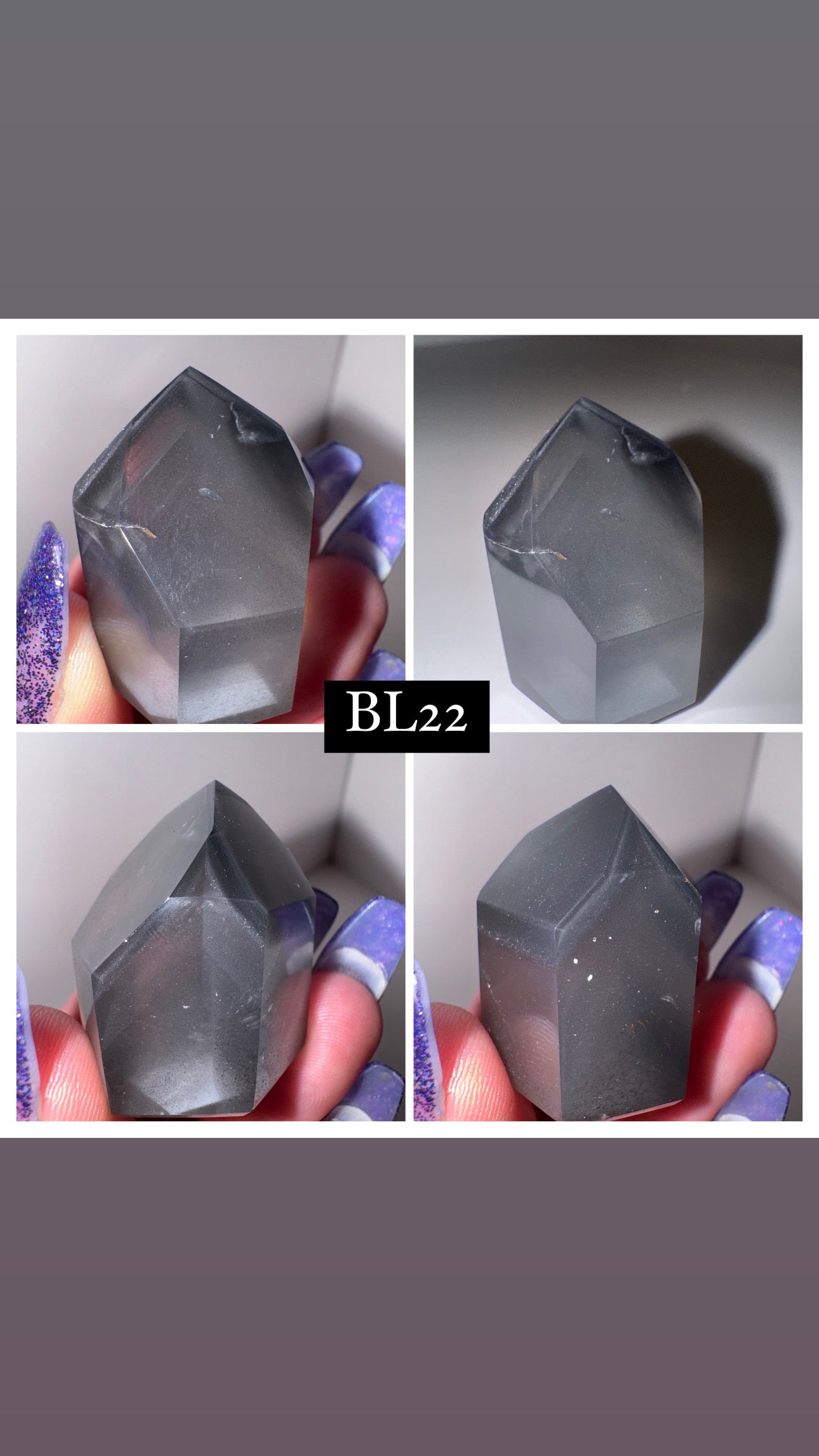 Black Lithium Quartz Tower