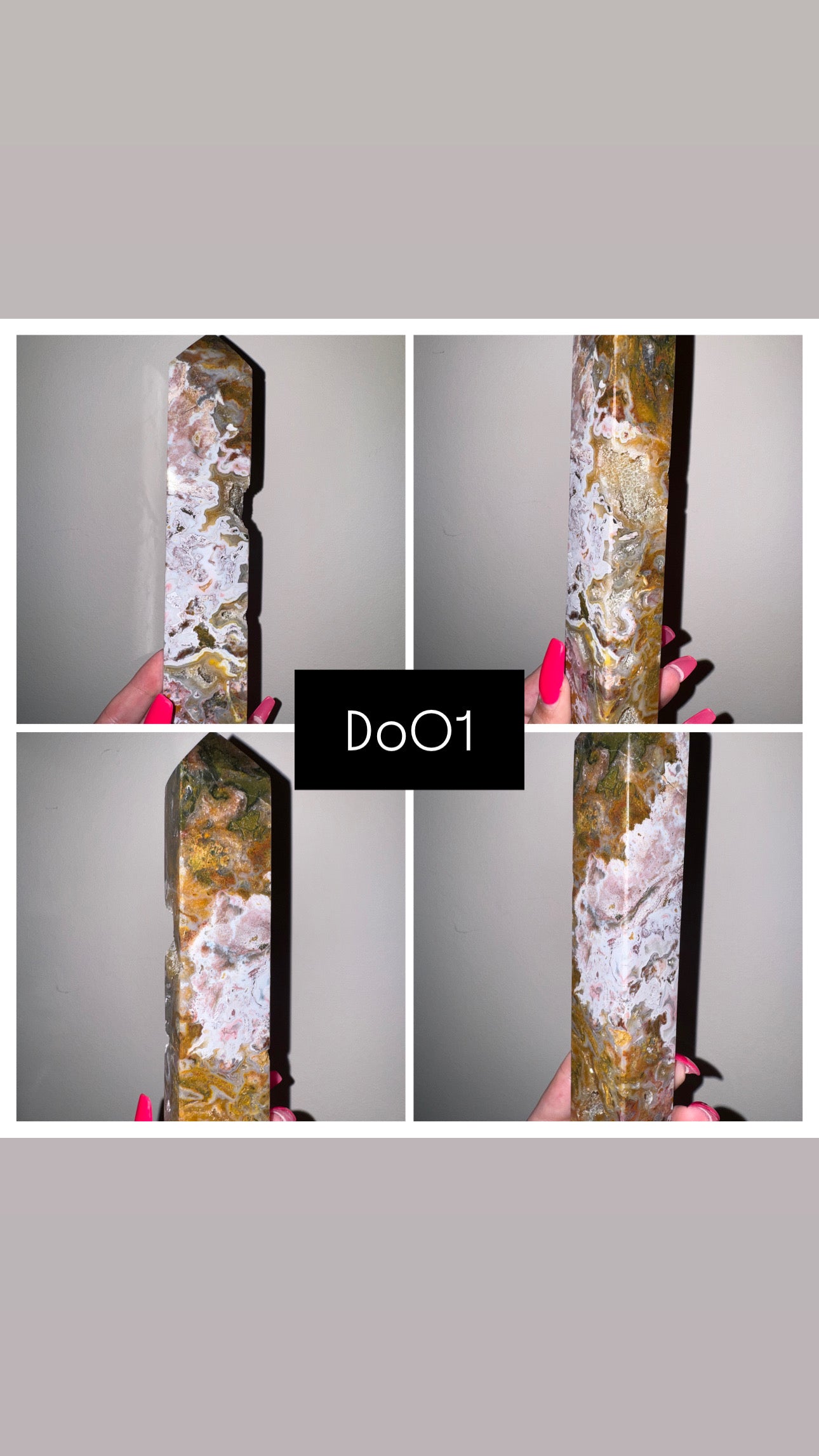 Druzy Cosmic Ocean Jasper XL Towers
