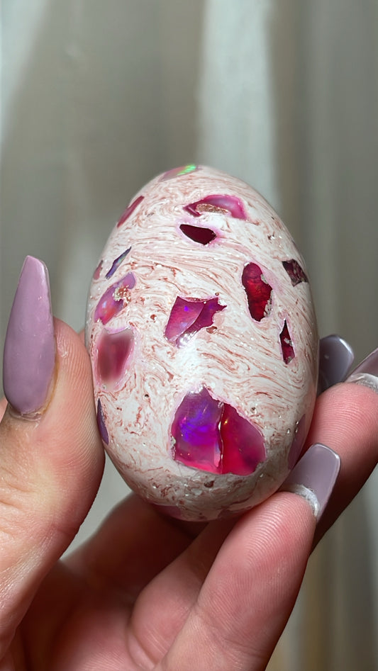 Mexican Fire Opal AAA Egg