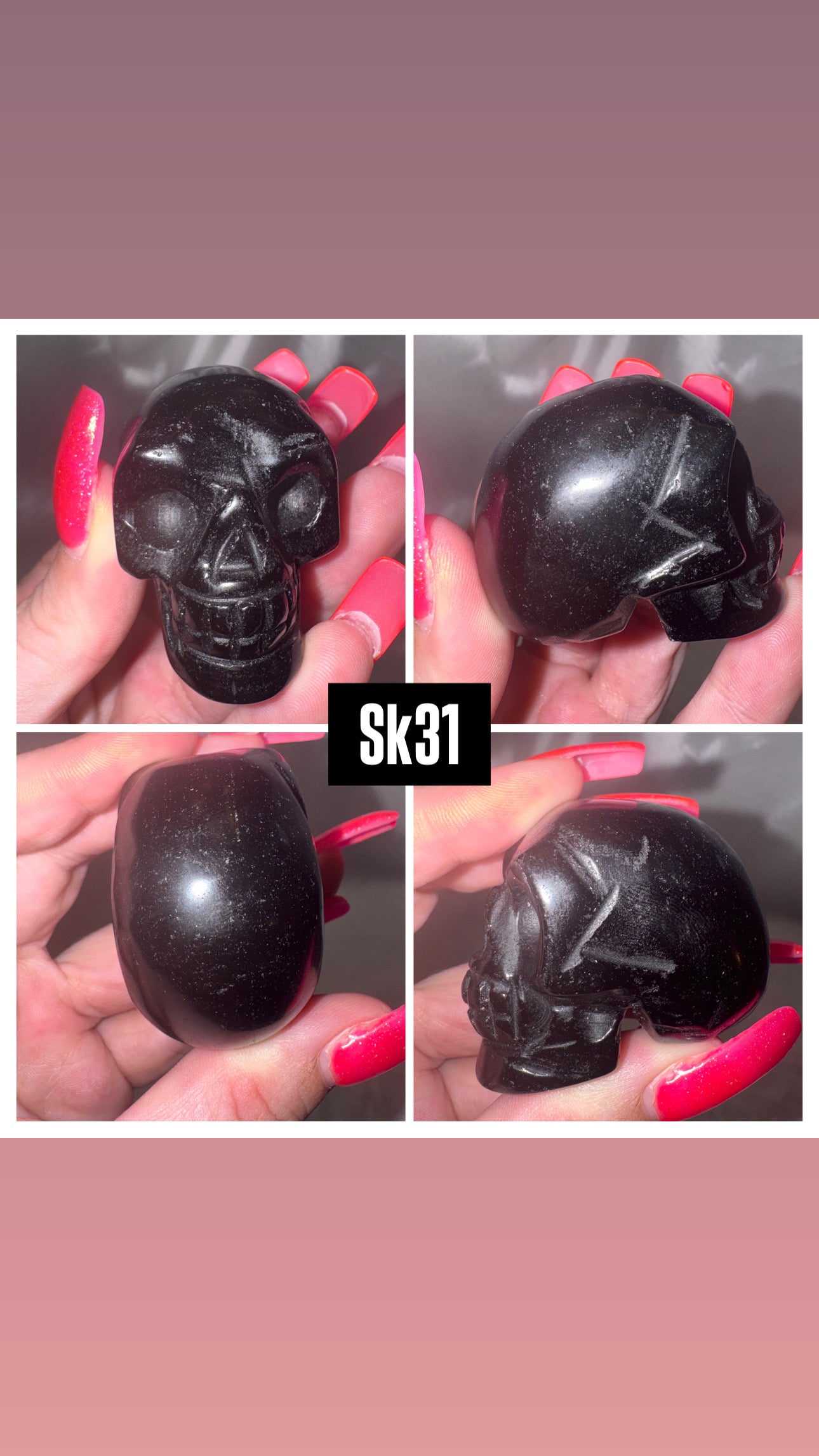 Obsidian Skull