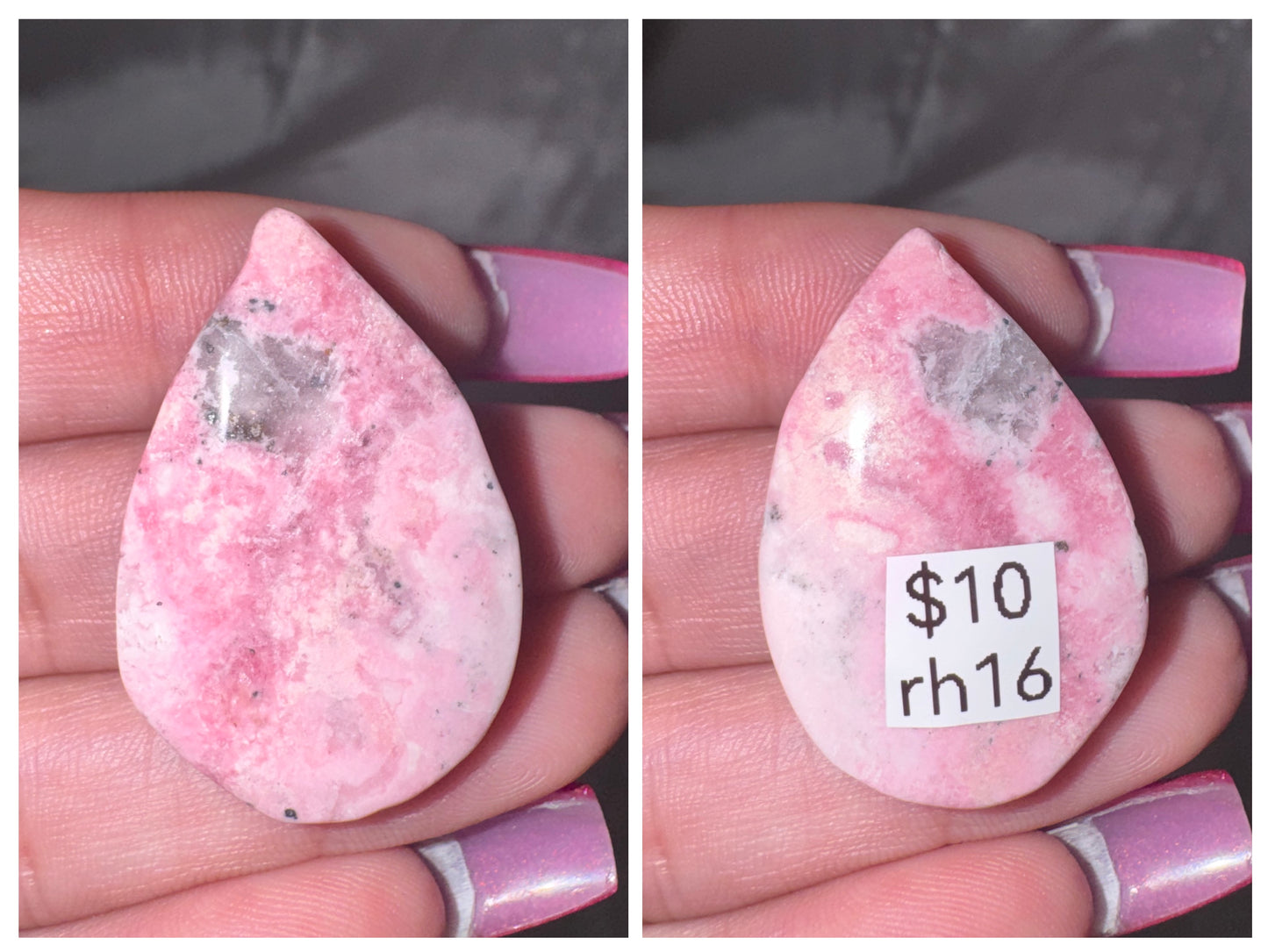 Peruvian Rhodonite Teardrop