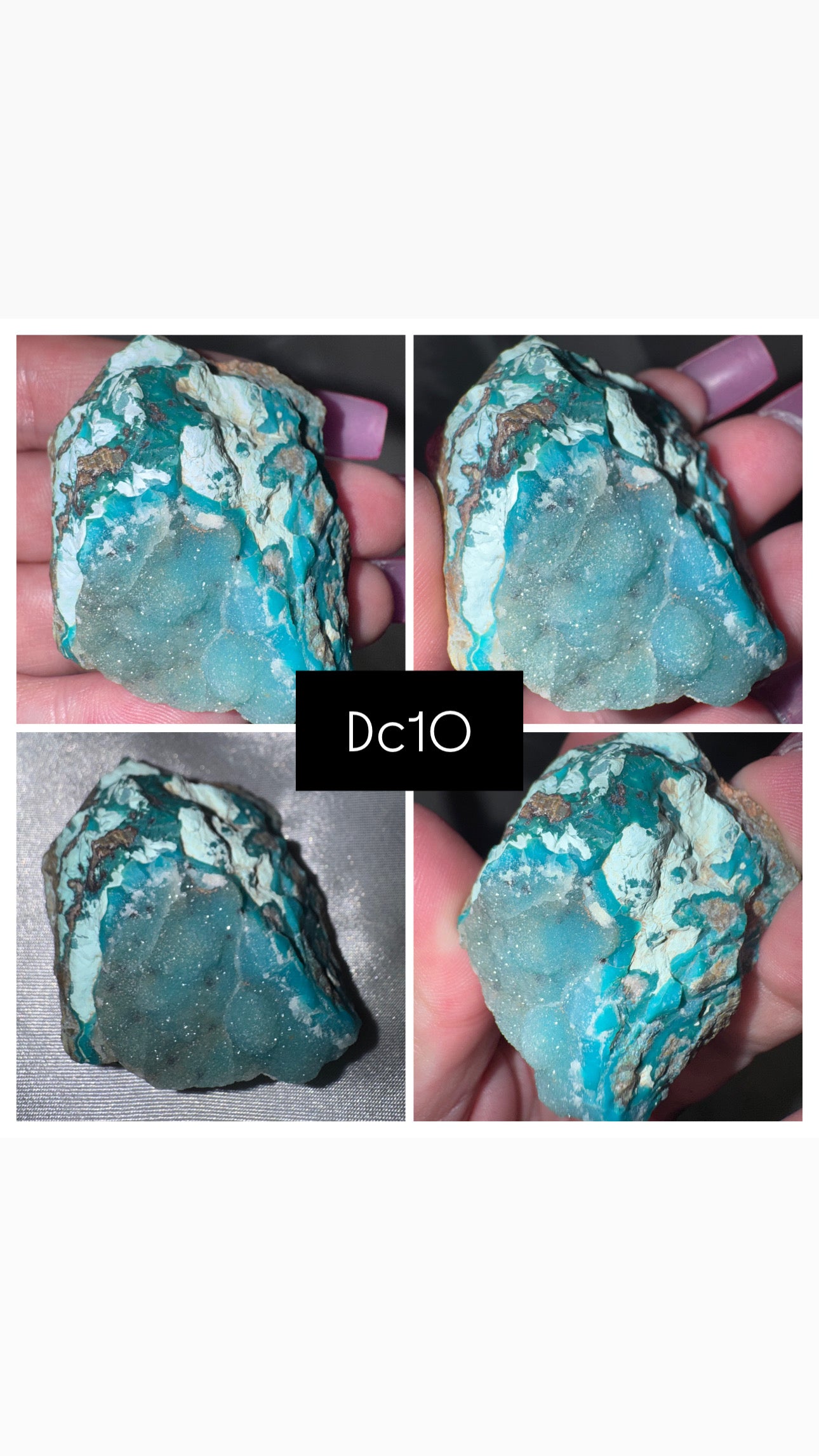 Blue Chrysocolla Specimen