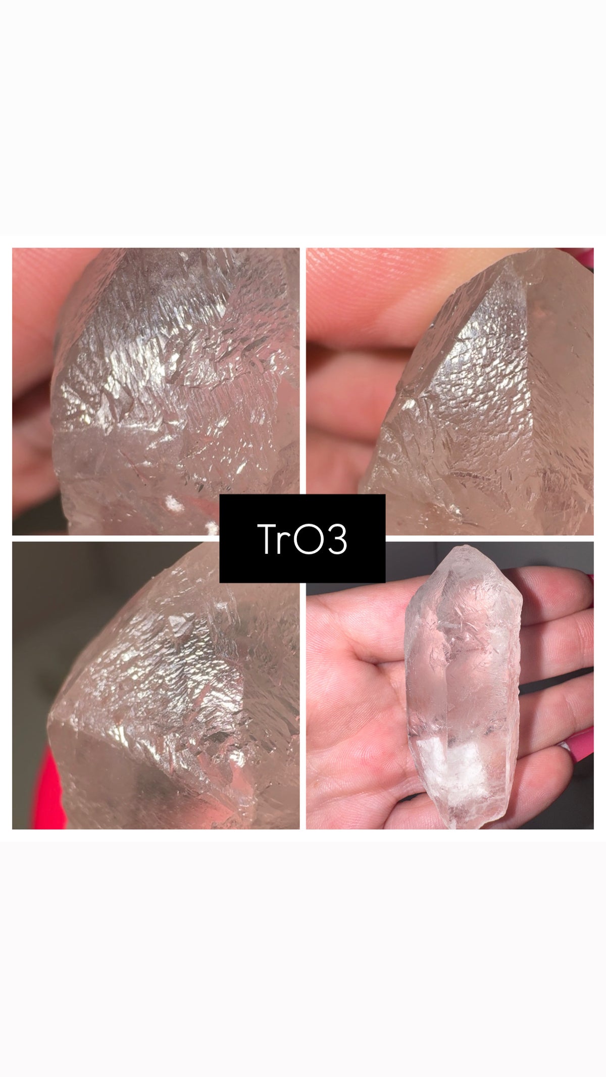 Trigonic Record Keeper Quartz Point RARE