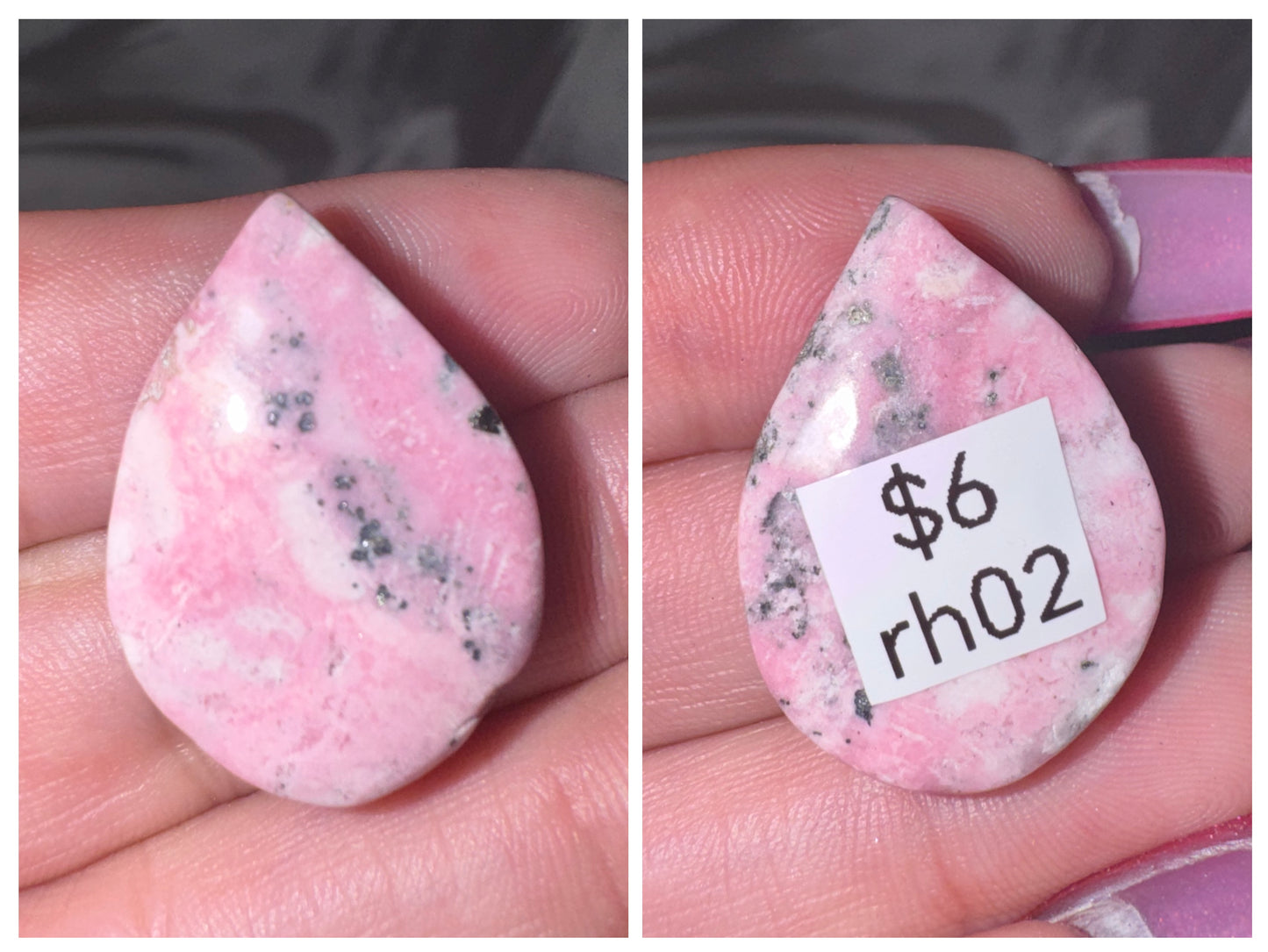 Peruvian Rhodonite Teardrop