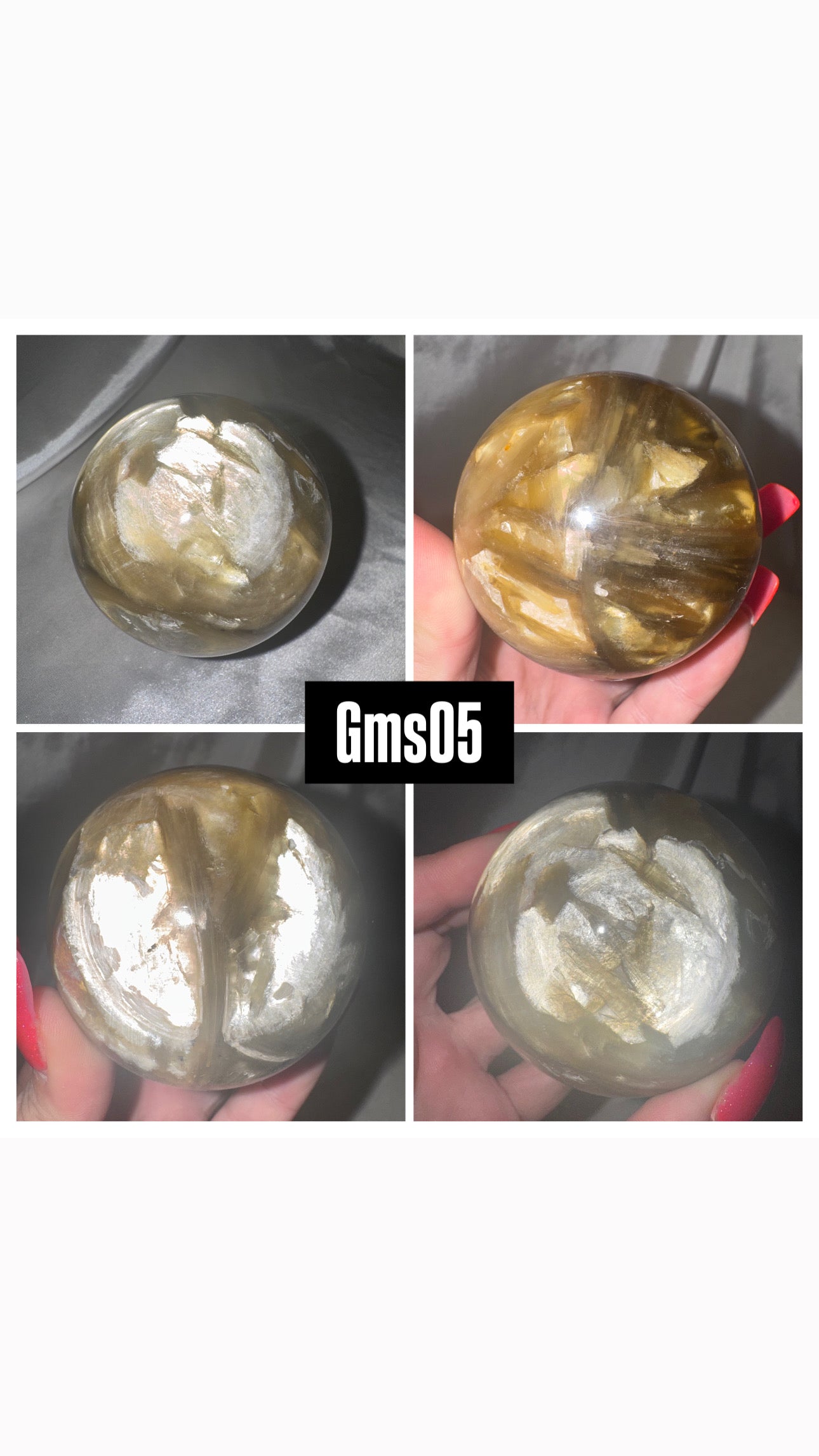 Golden Mica Muscovite XL Sphere