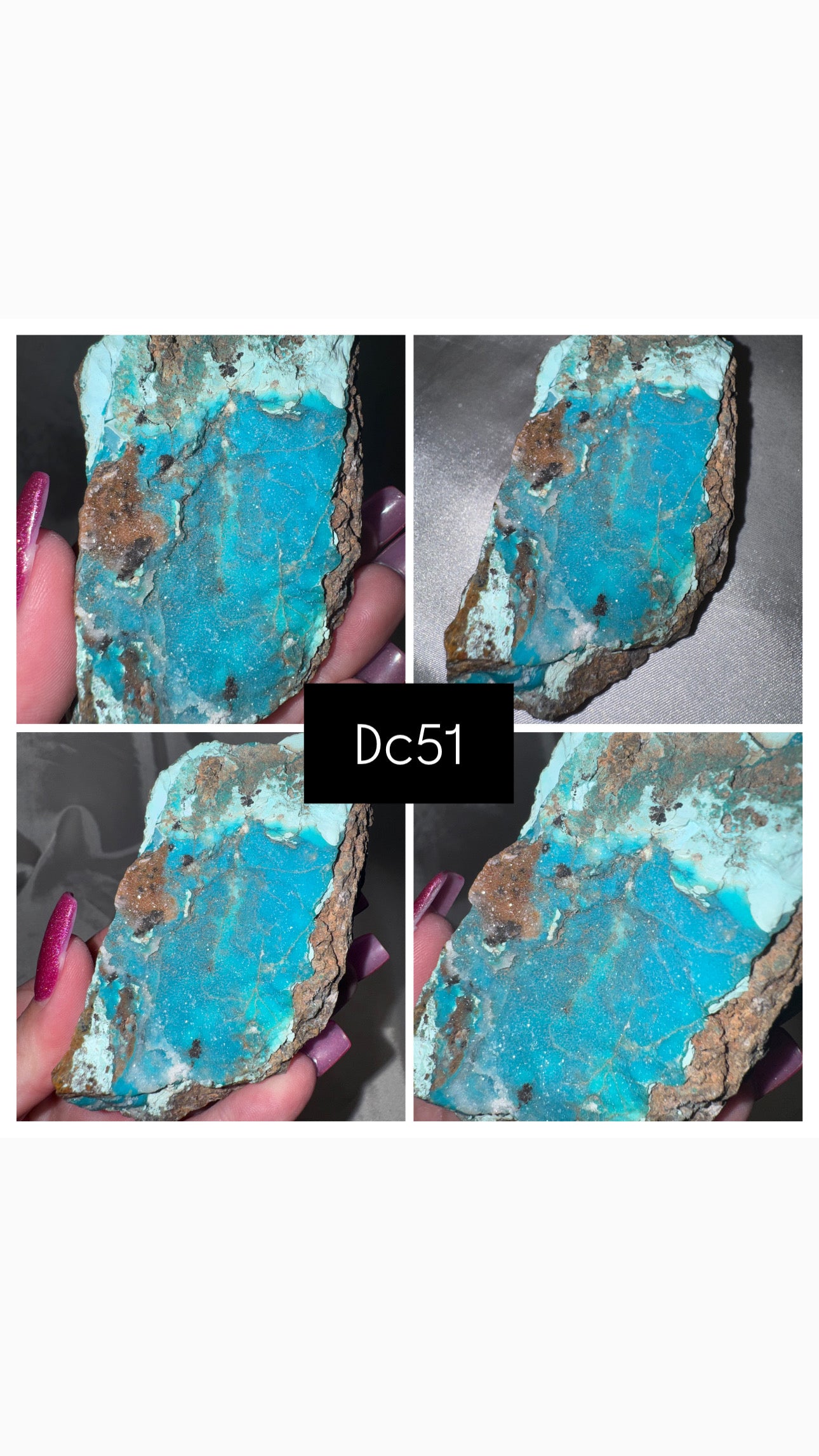 Blue Chrysocolla Specimen