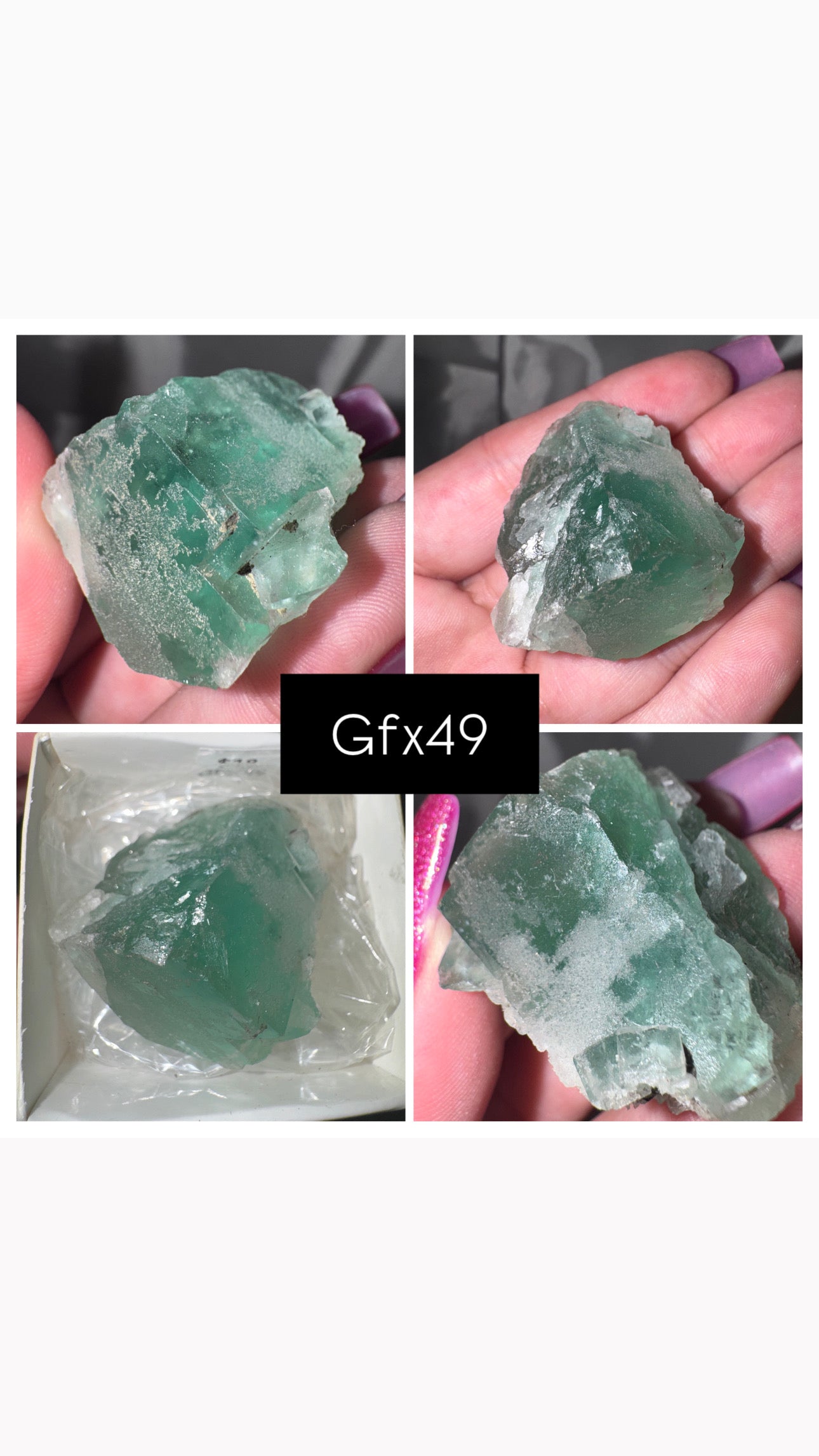 Green Cubic Fluorite Specimen