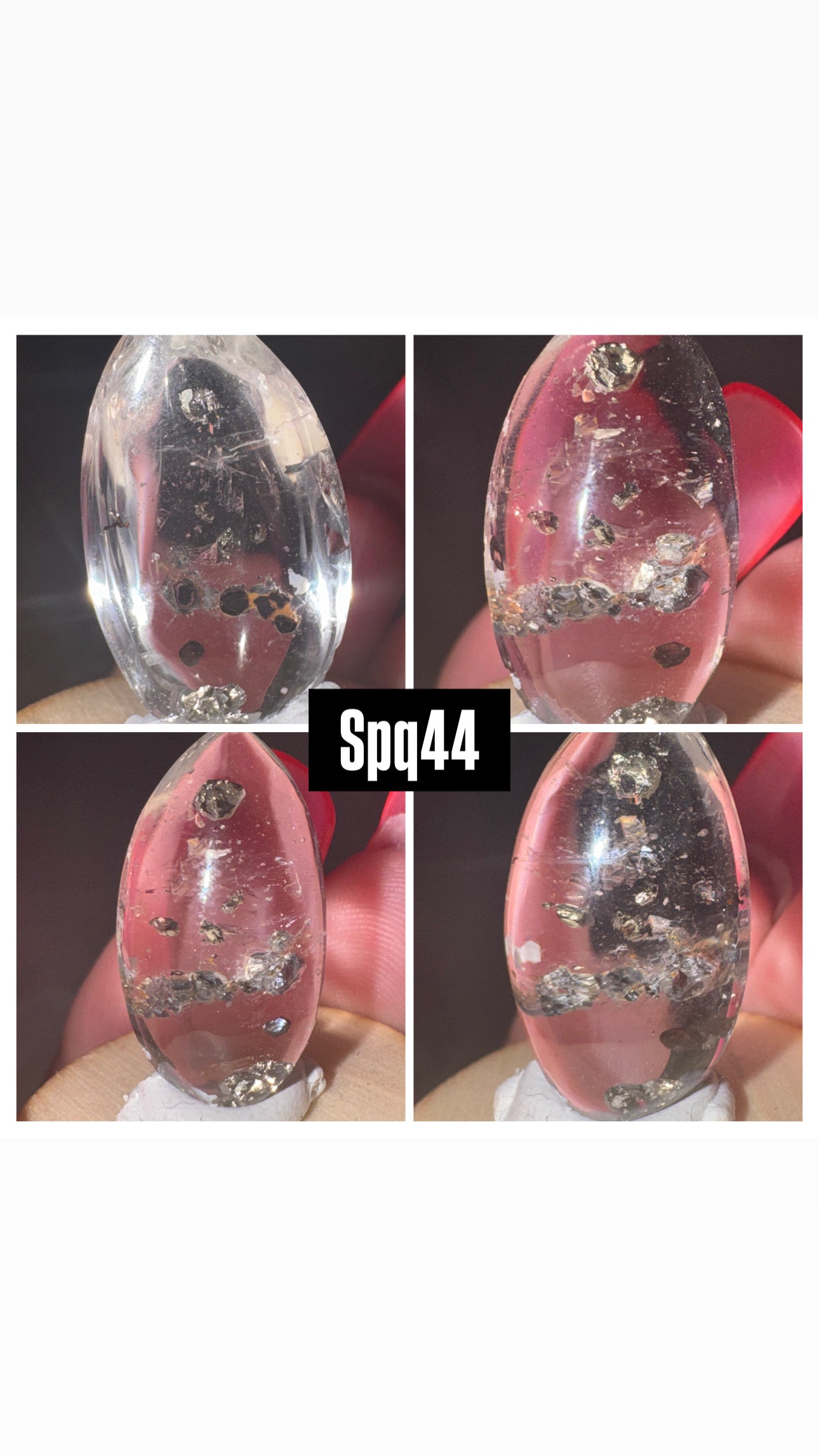 Pyrite Included Quartz-Super Rare