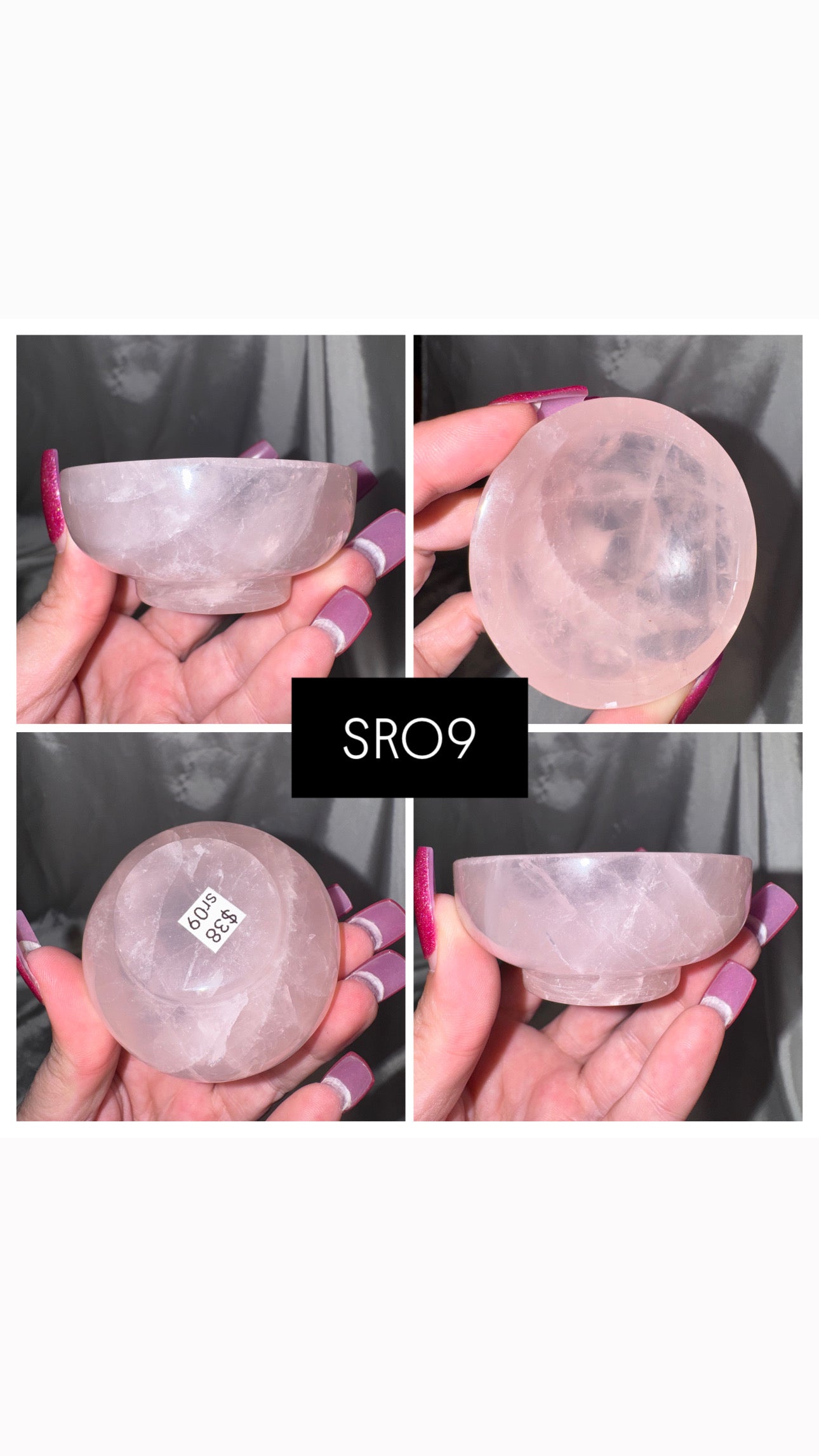 Star Rose Quartz Bowl