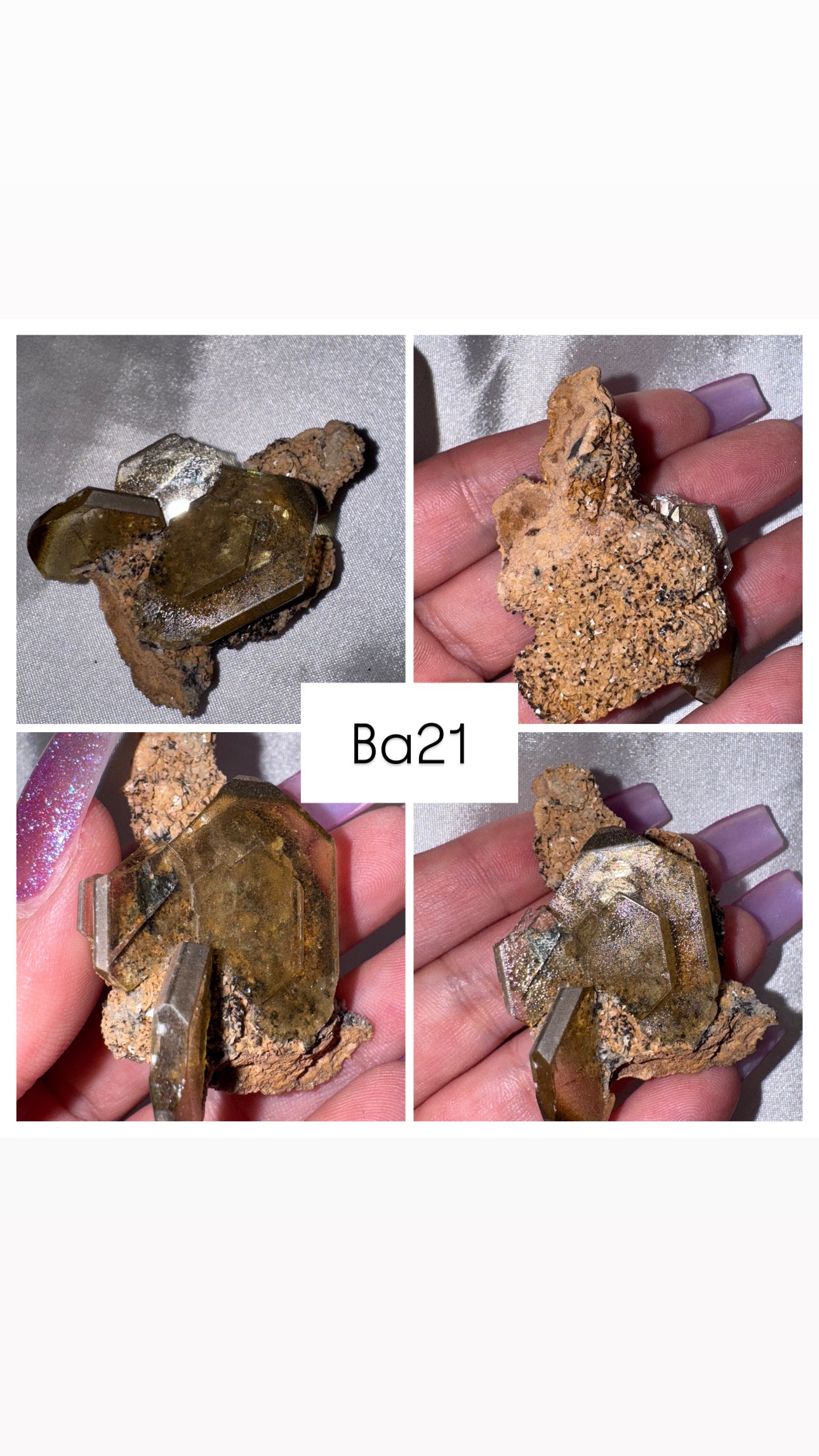 Golden Barite Specimen