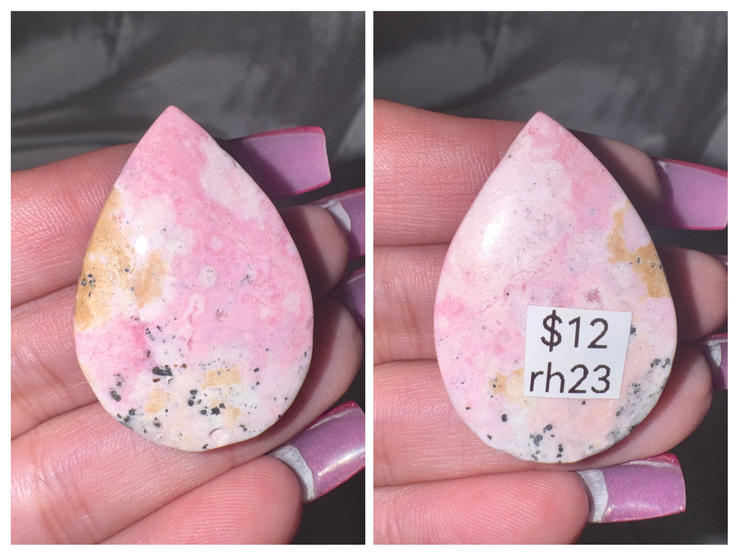 Peruvian Rhodonite Teardrop