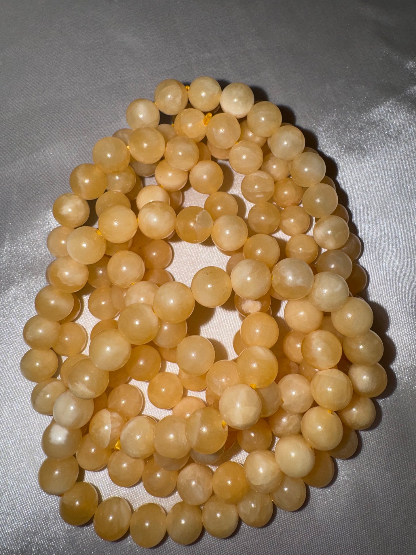 Orange Calcite 8mm Bracelet