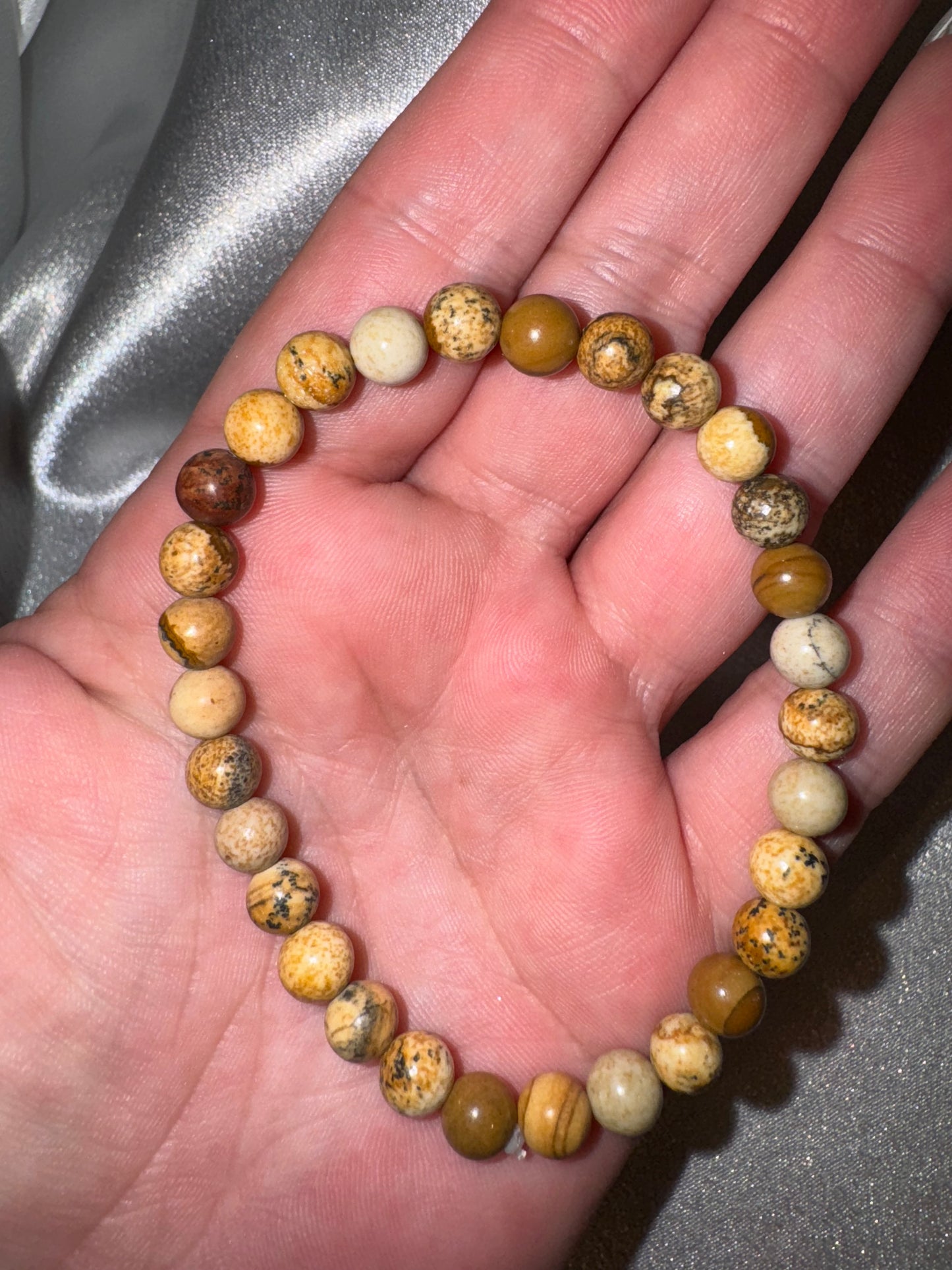 Picture Jasper Bracelet 6mm