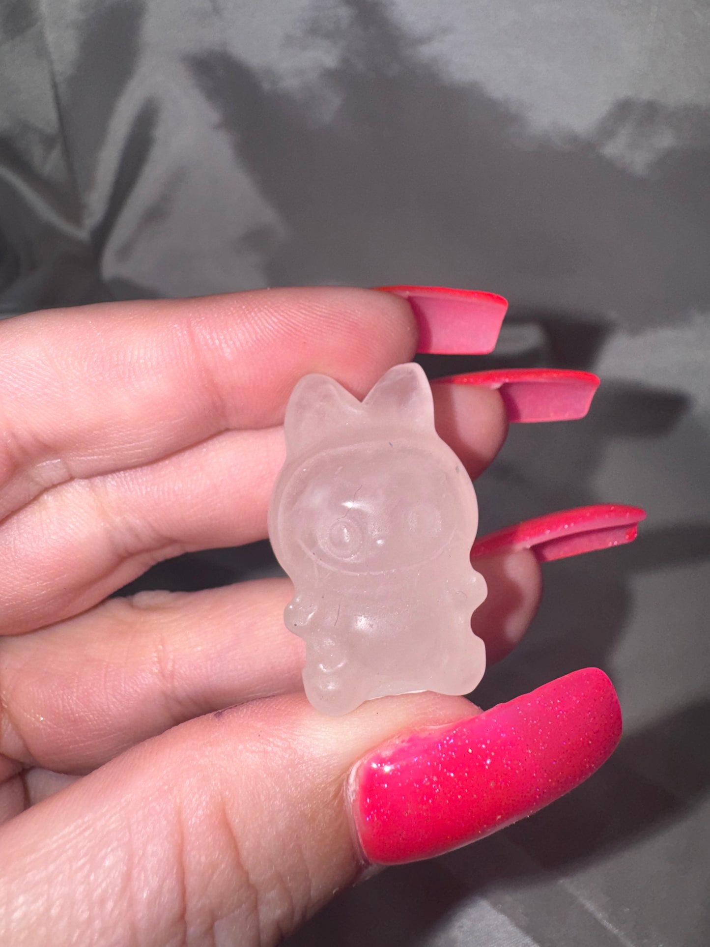 Crystal Labubu Small Carving