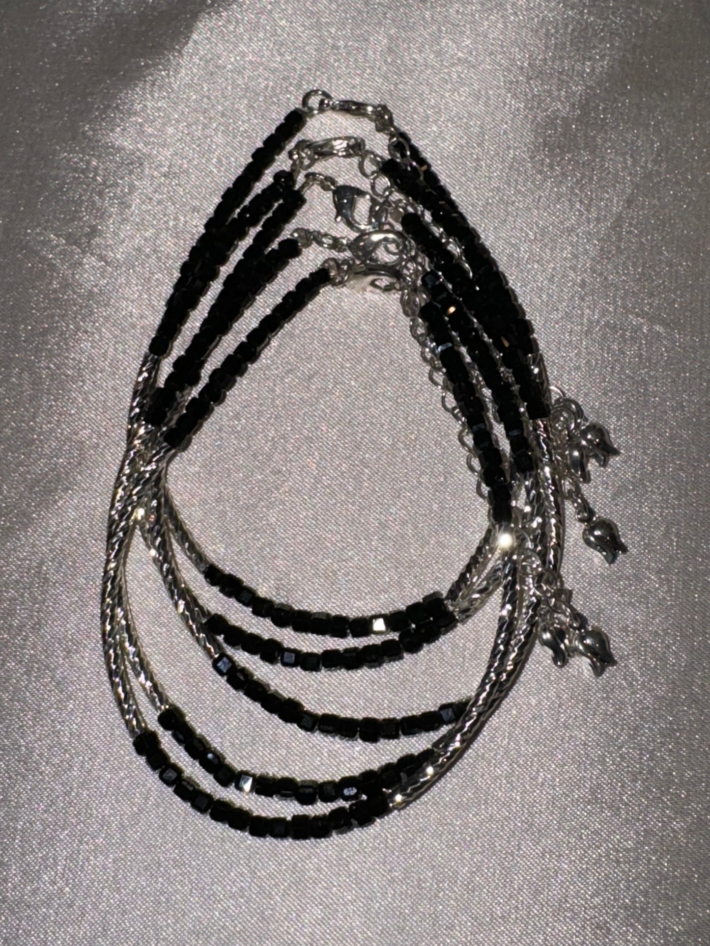 Black Tourmaline Adjustable Bracelet