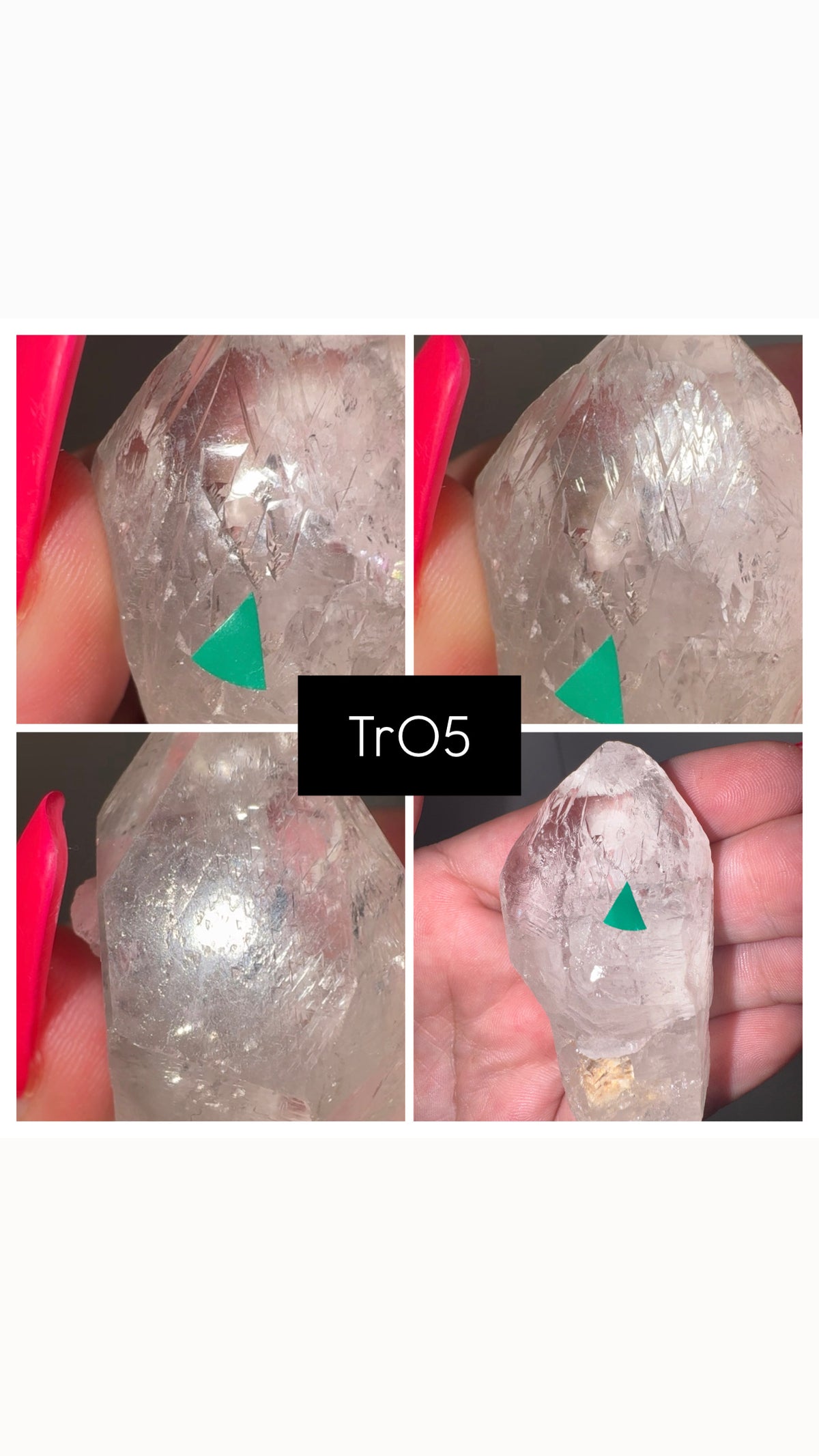 Trigonic Record Keeper Quartz Point RARE