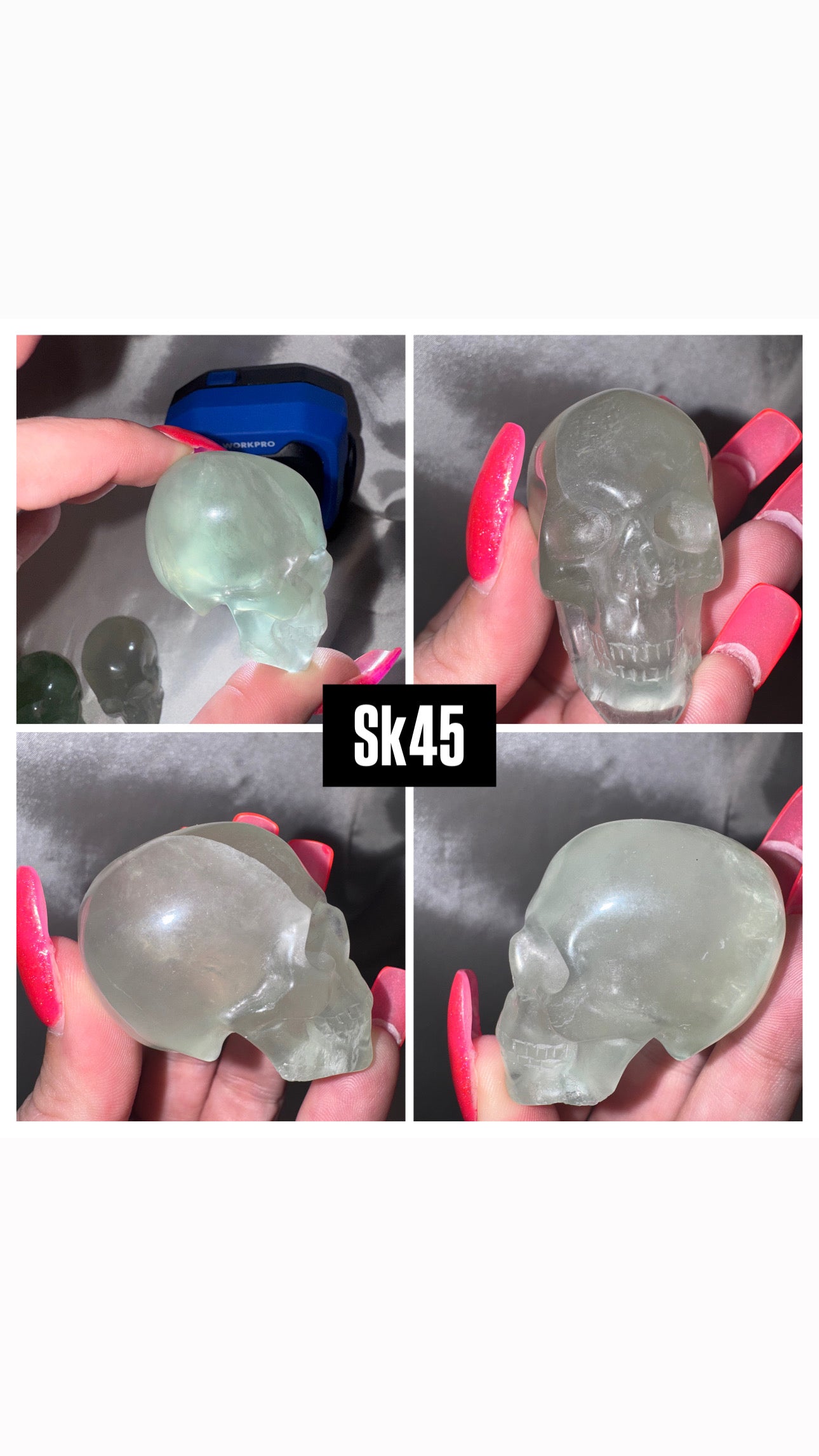 Fluorite AA Skull