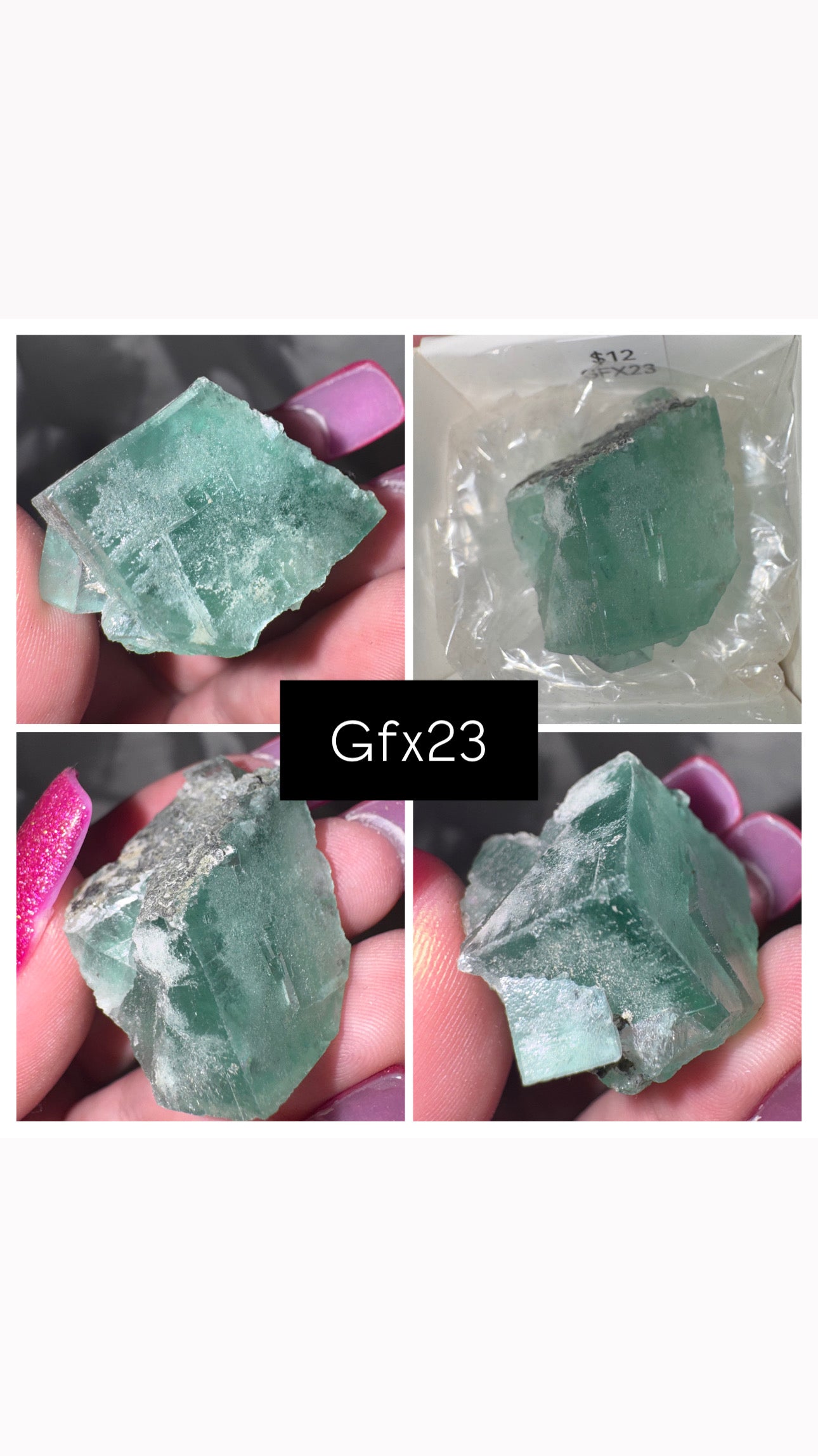 Green Cubic Fluorite Specimen
