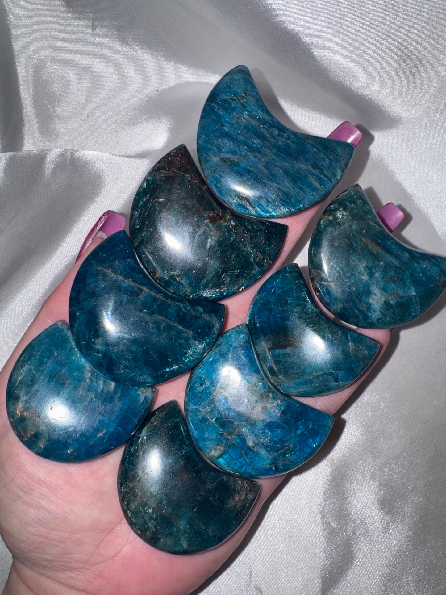 Blue Apatite Moon