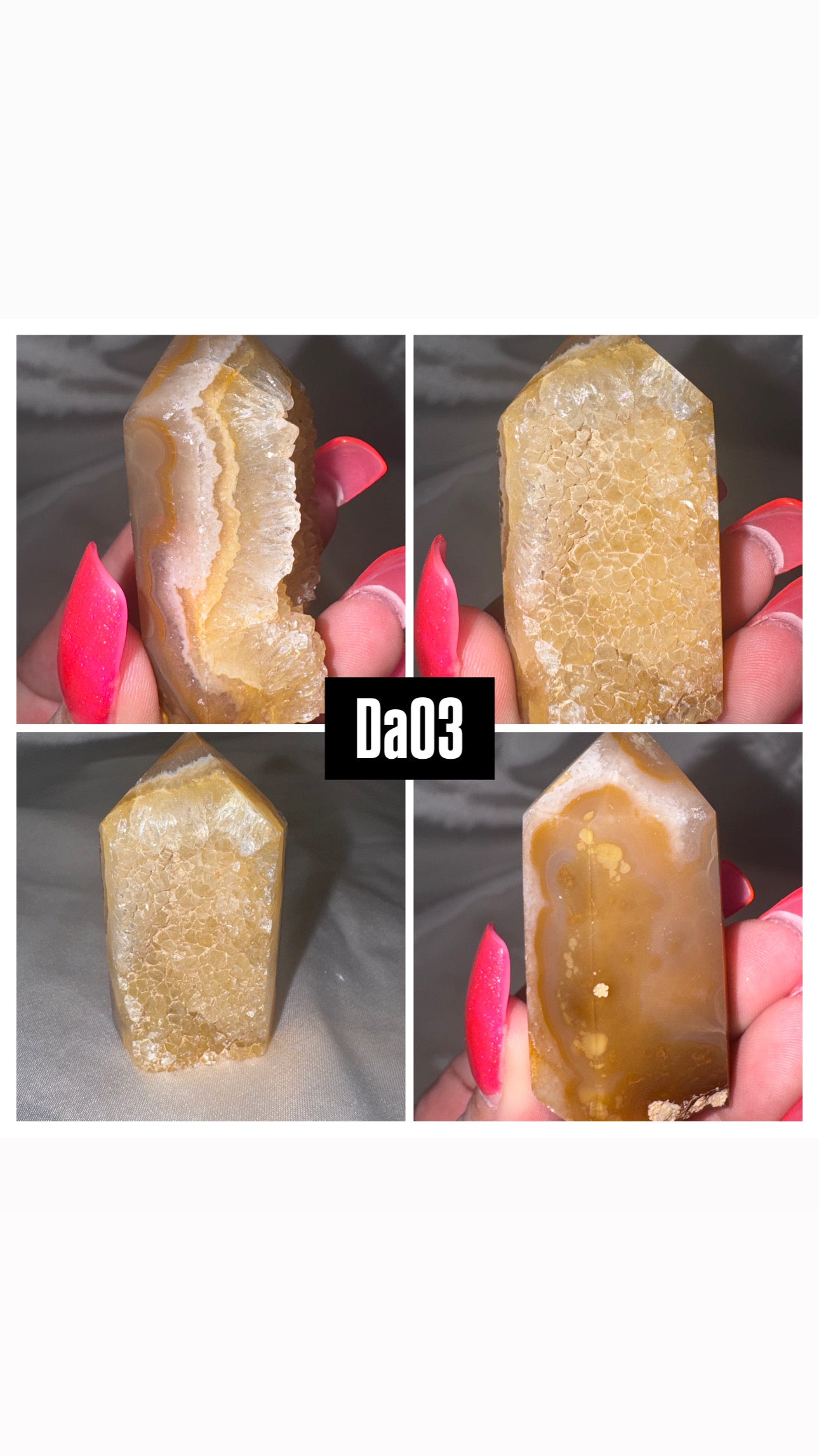 Druzy Agate Tower