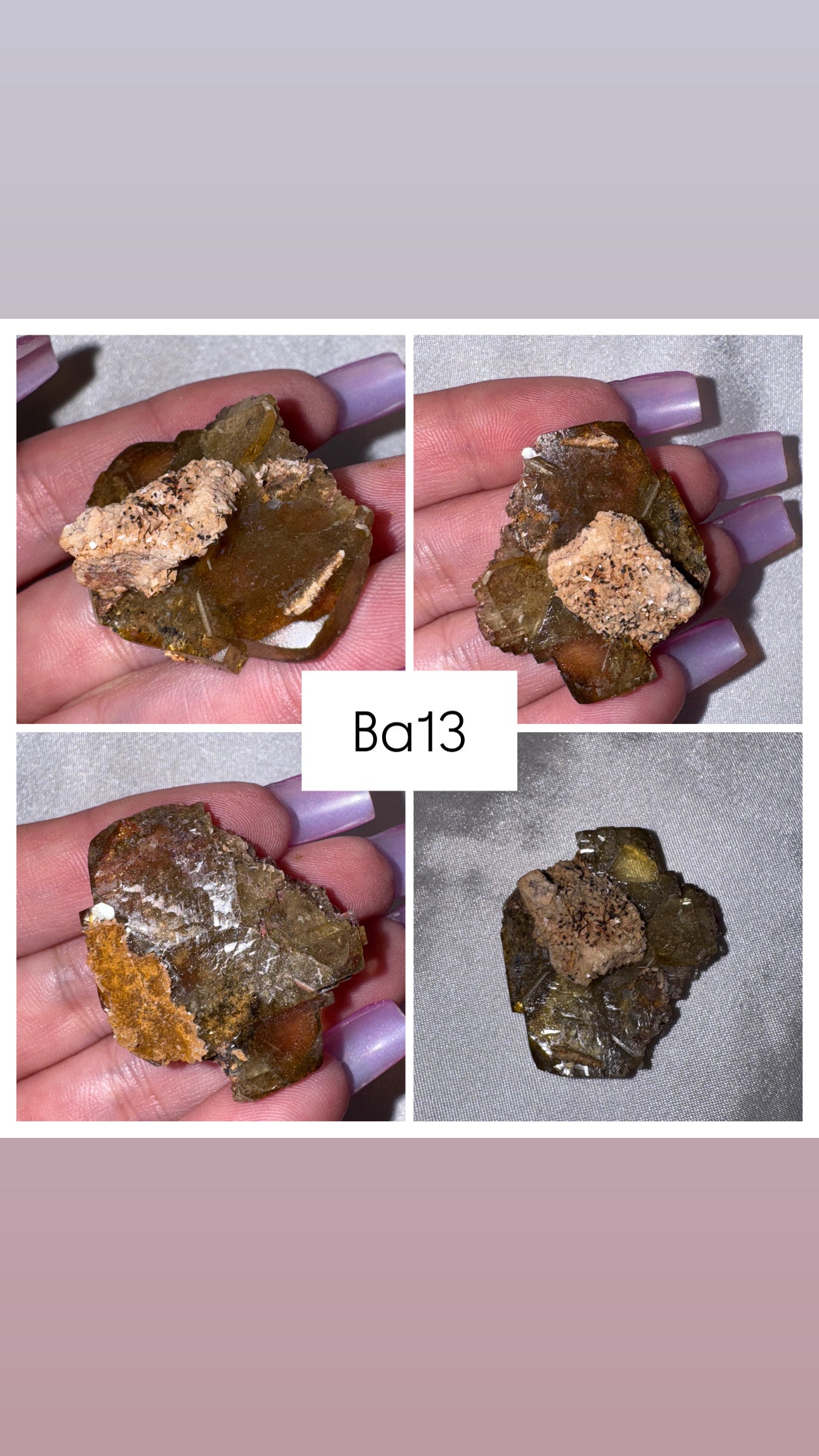 Golden Barite Specimen