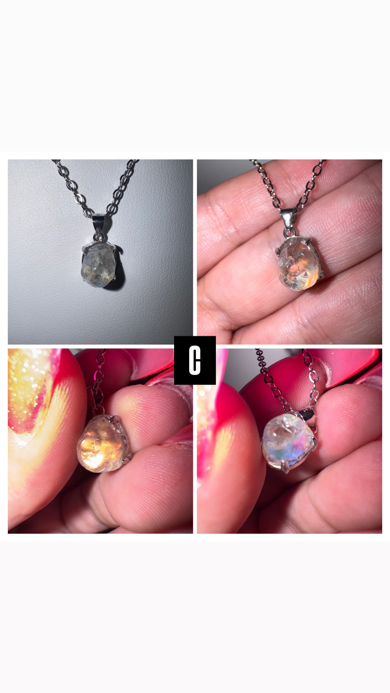 Malagasy Moonstone AAA 925 Pendant