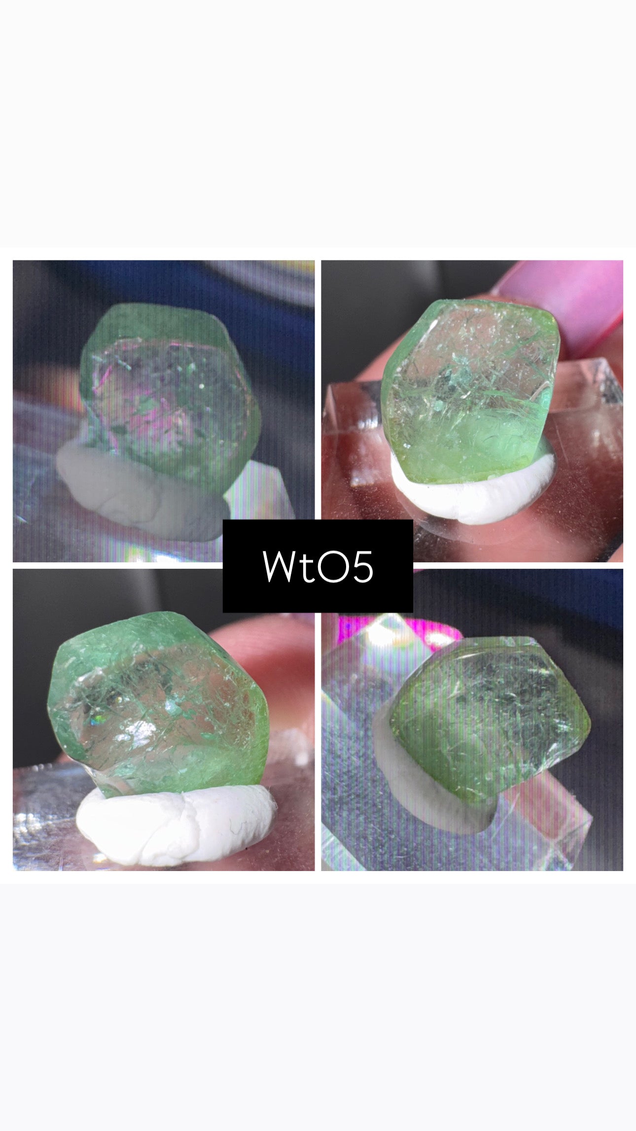 Watermelon Tourmaline Slice