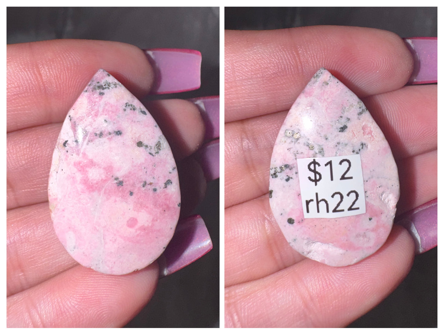 Peruvian Rhodonite Teardrop