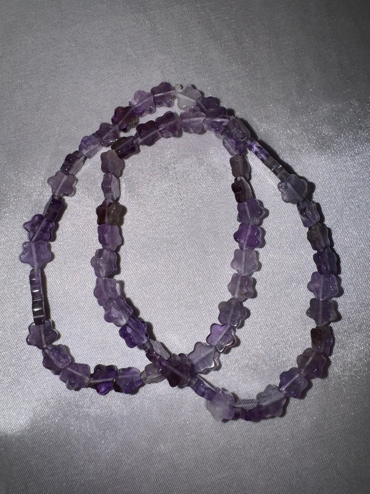 Amethyst Star 6mm Bracelet
