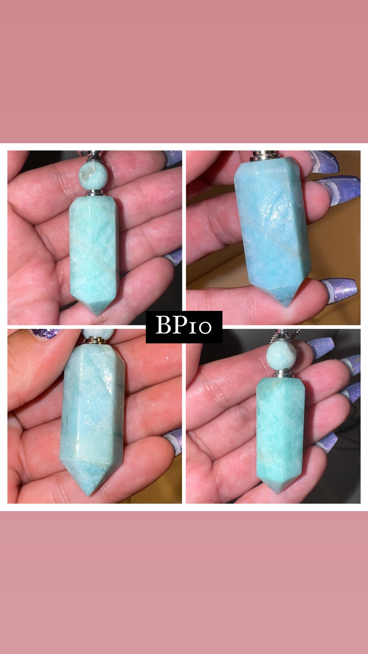 Amazonite Bottle Necklace