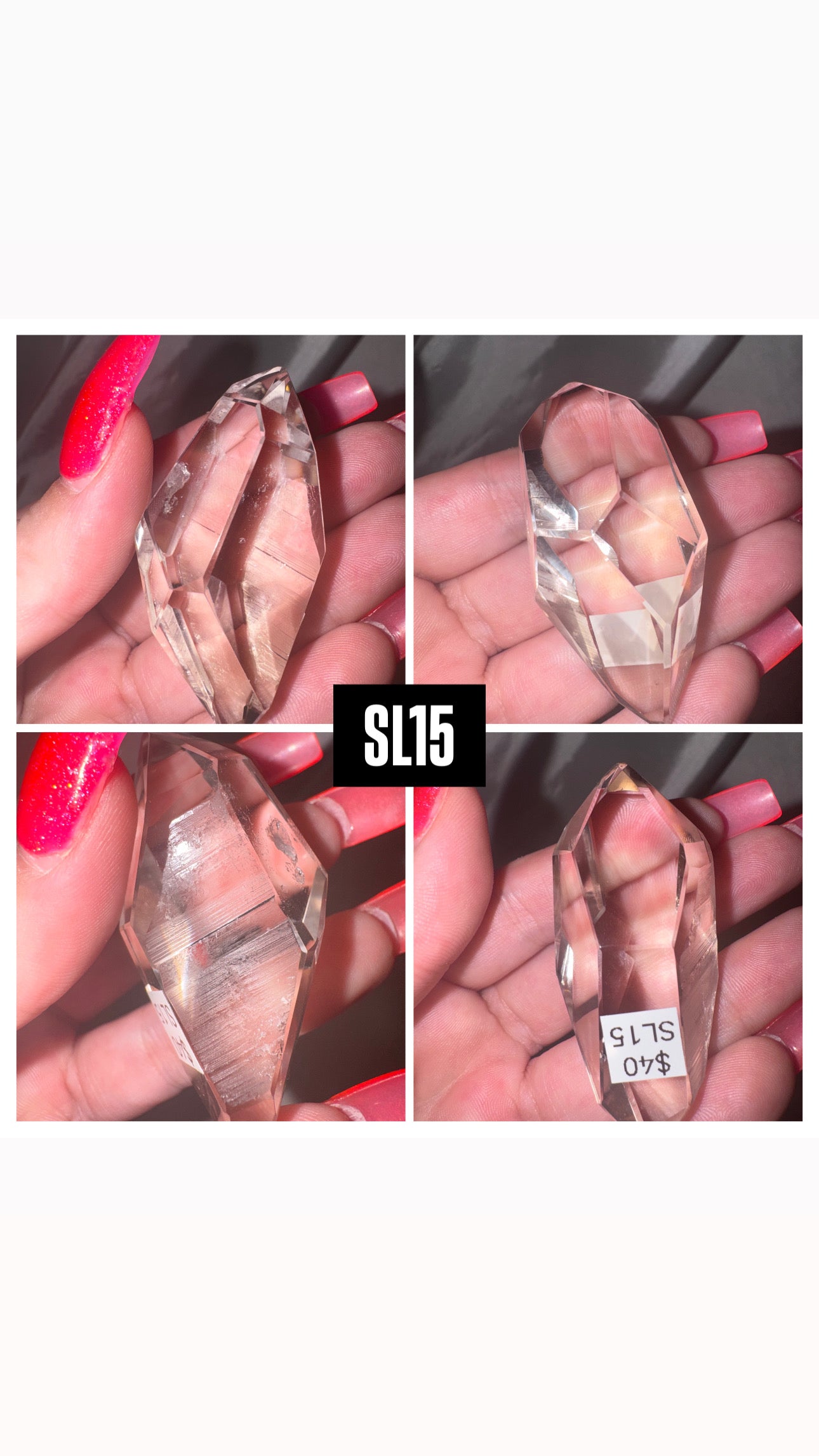 Smoky Lemurian AAA Semi Polished Point