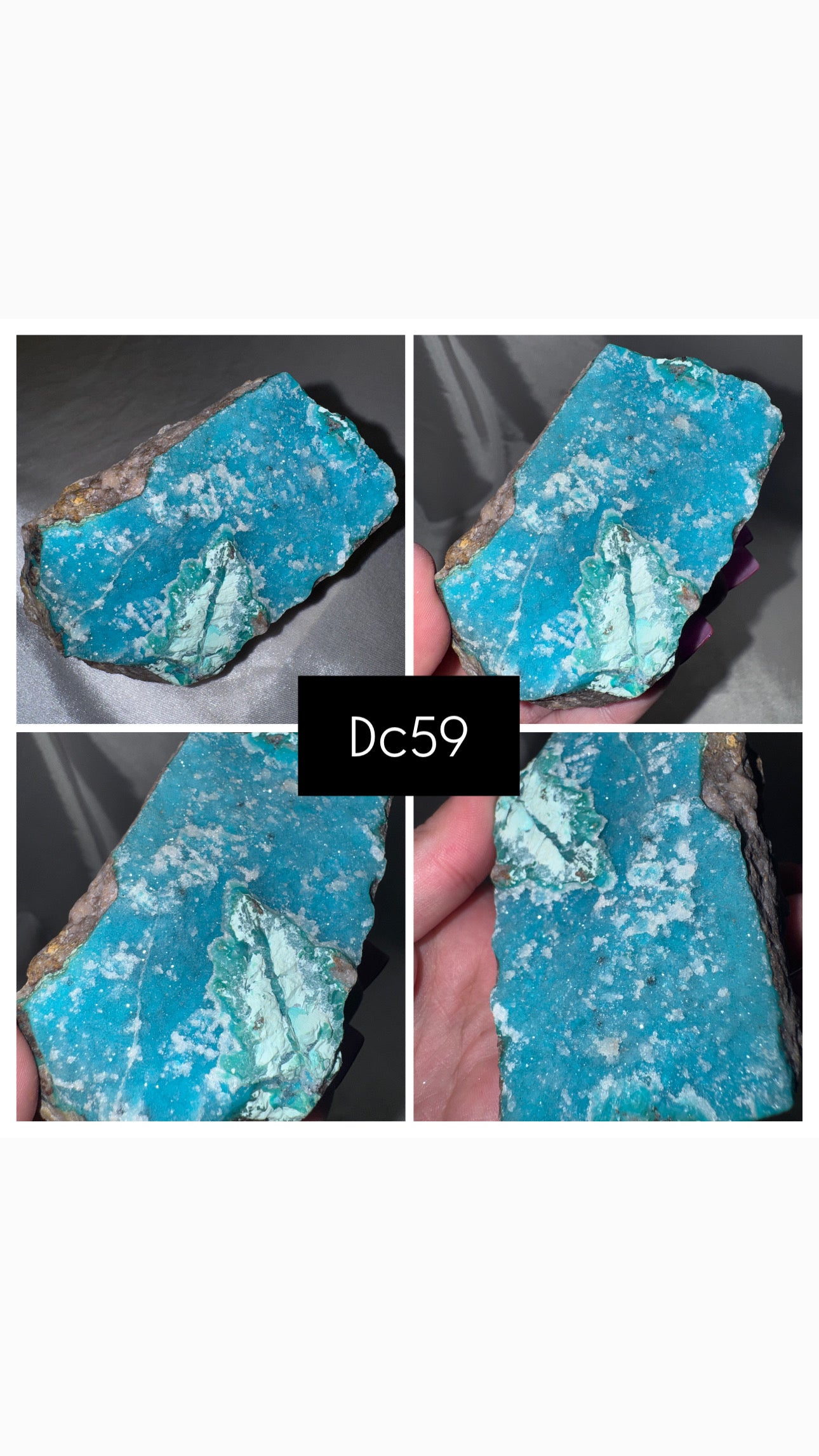 Blue Chrysocolla Specimen