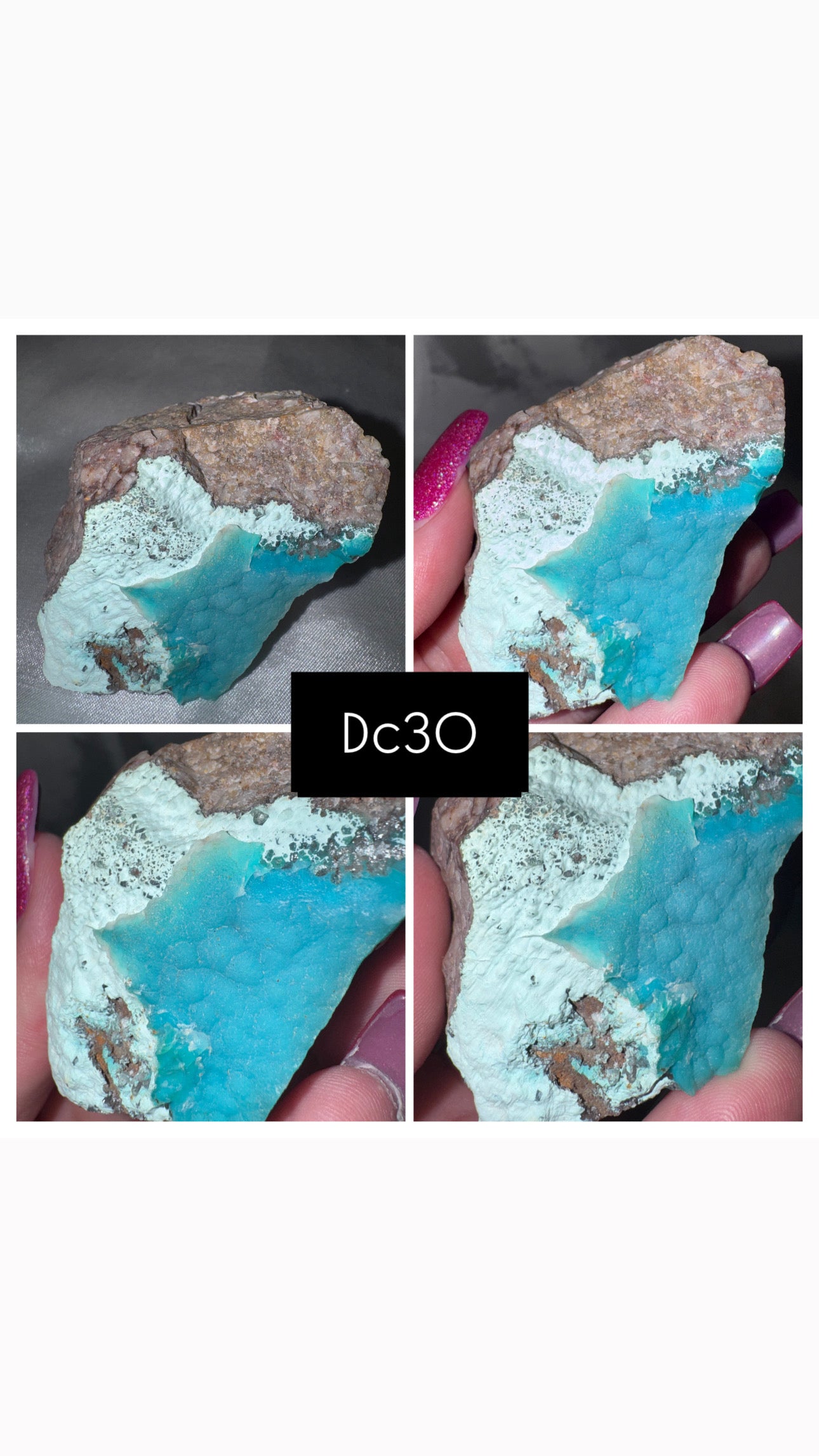 Blue Chrysocolla Specimen