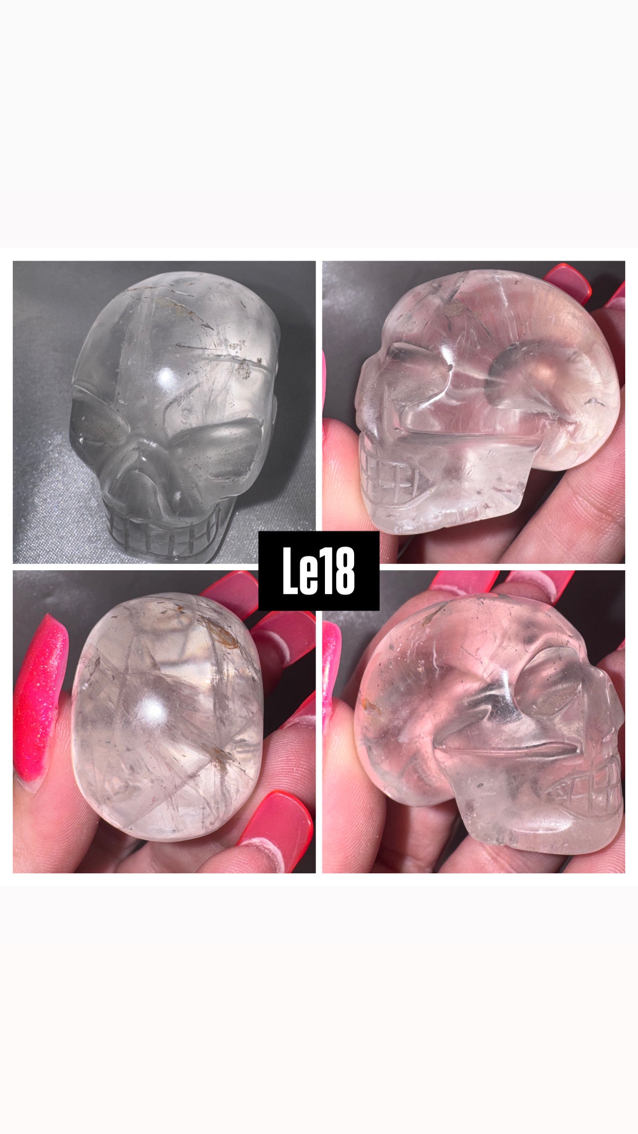 Lemurian Master Carved Skull