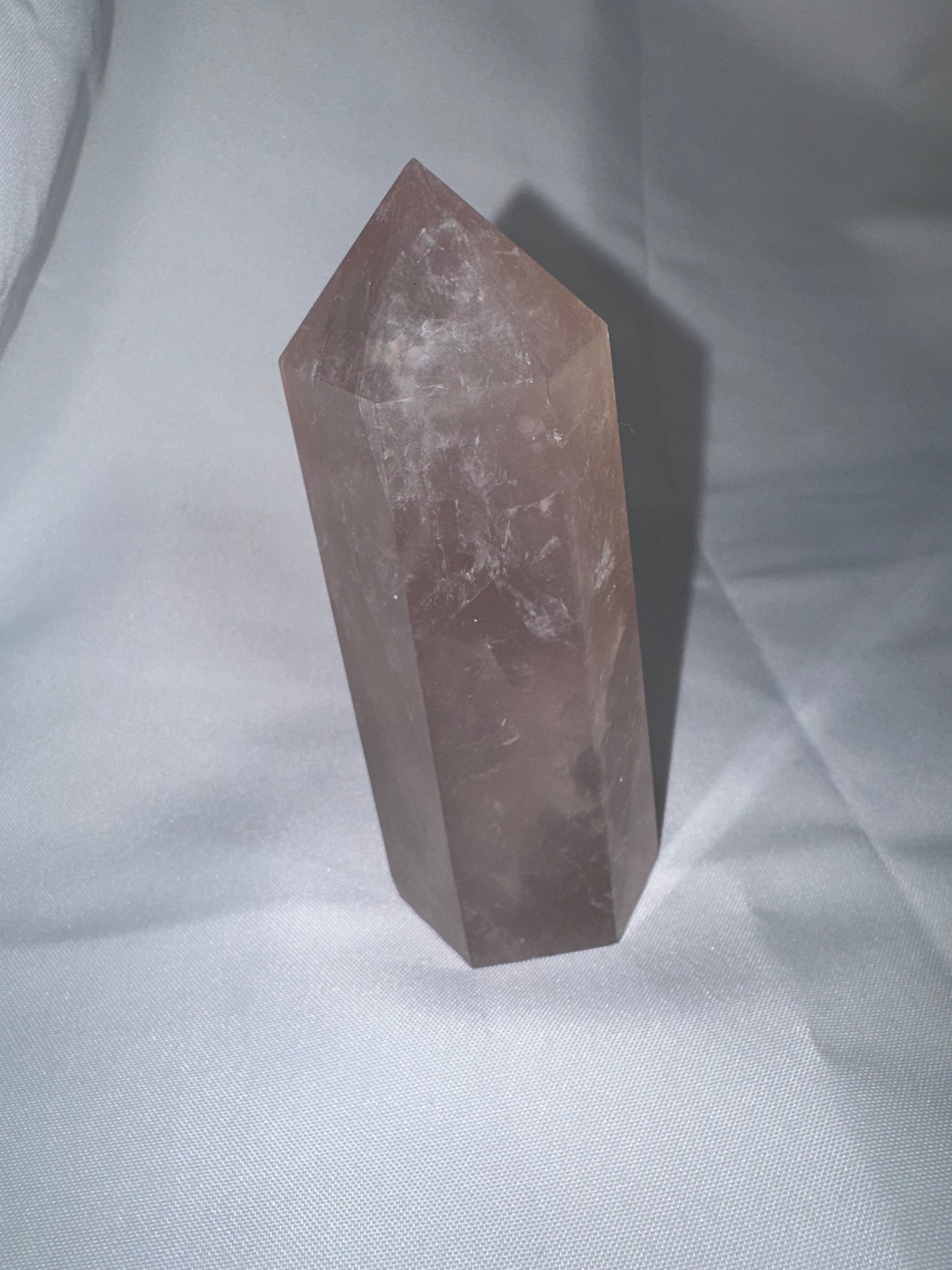 Lavender Rose Quartz AAA Large Tower