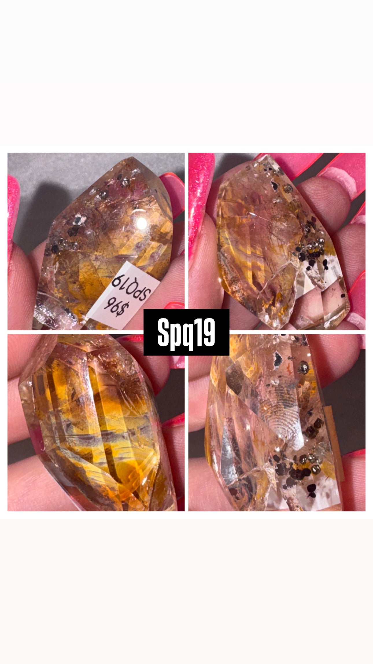 Pyrite Included Quartz Tower/Freefrom- Super Rare