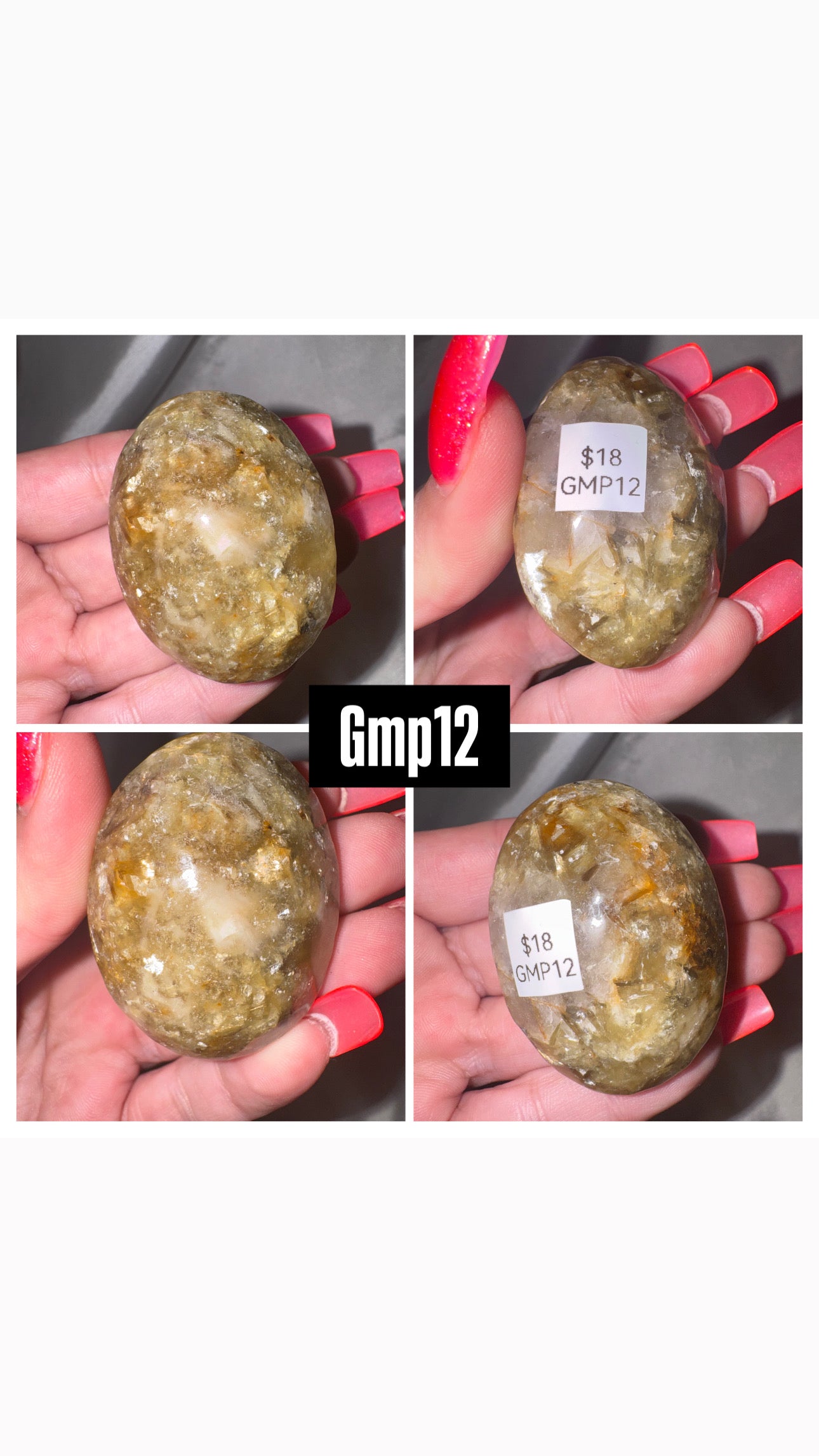 Golden Mica Muscovite Palmstone