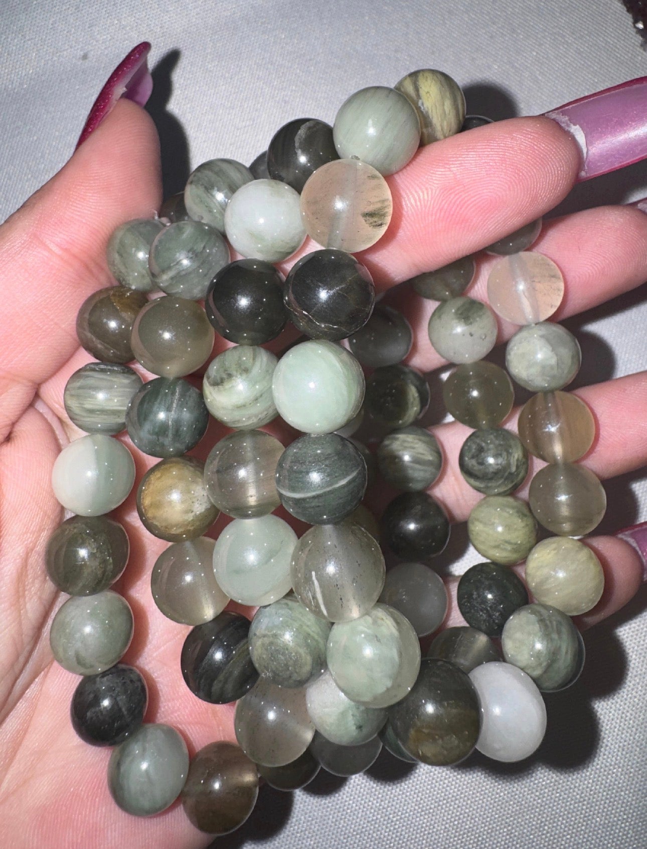 Green Quartz AAA Bracelet (10mm)