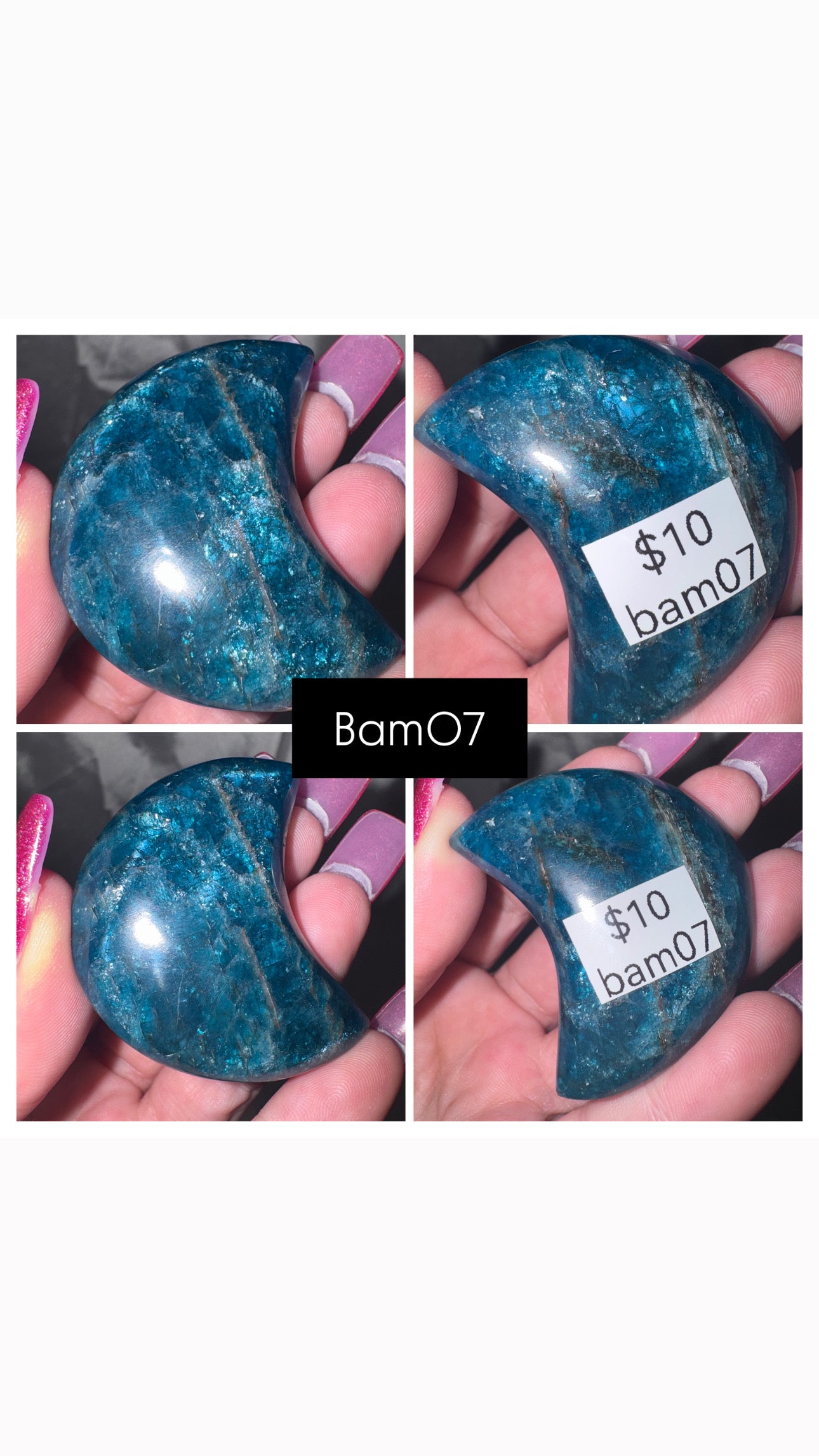 Blue Apatite Moon